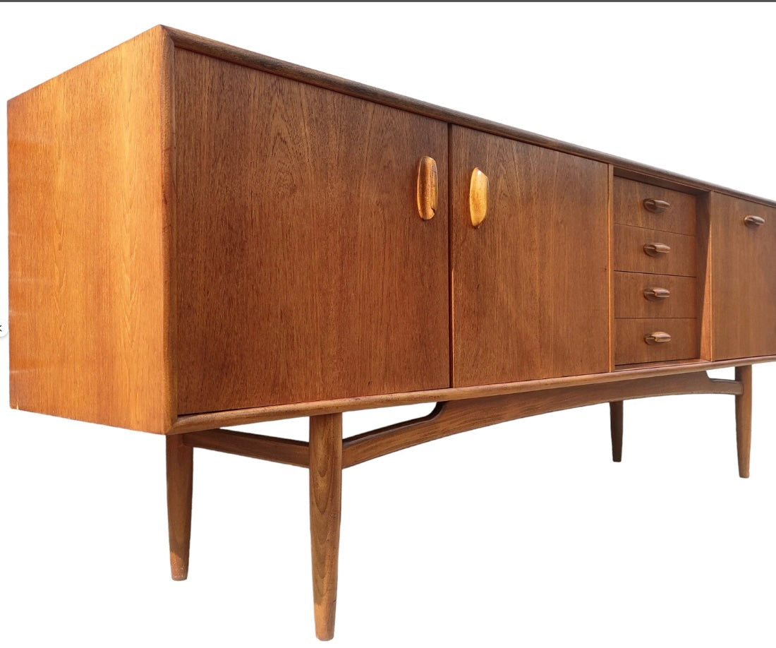 Mid Century English Modern G Plan Teak Sideboard