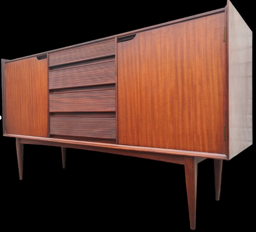 Mid Century Modern Scandinavian Teak Credenza
