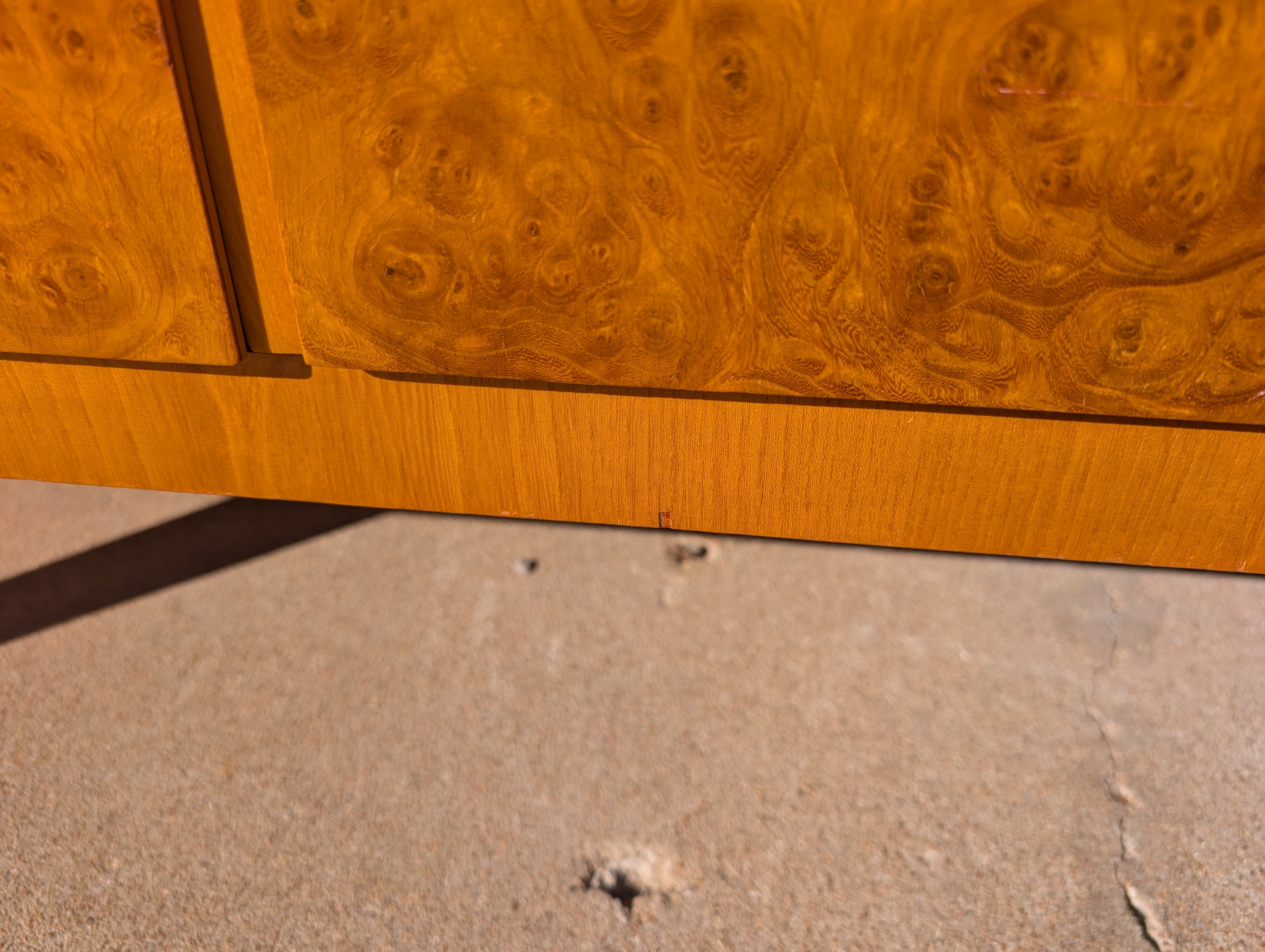 Swedish Art Deco Burlwood Cabinet