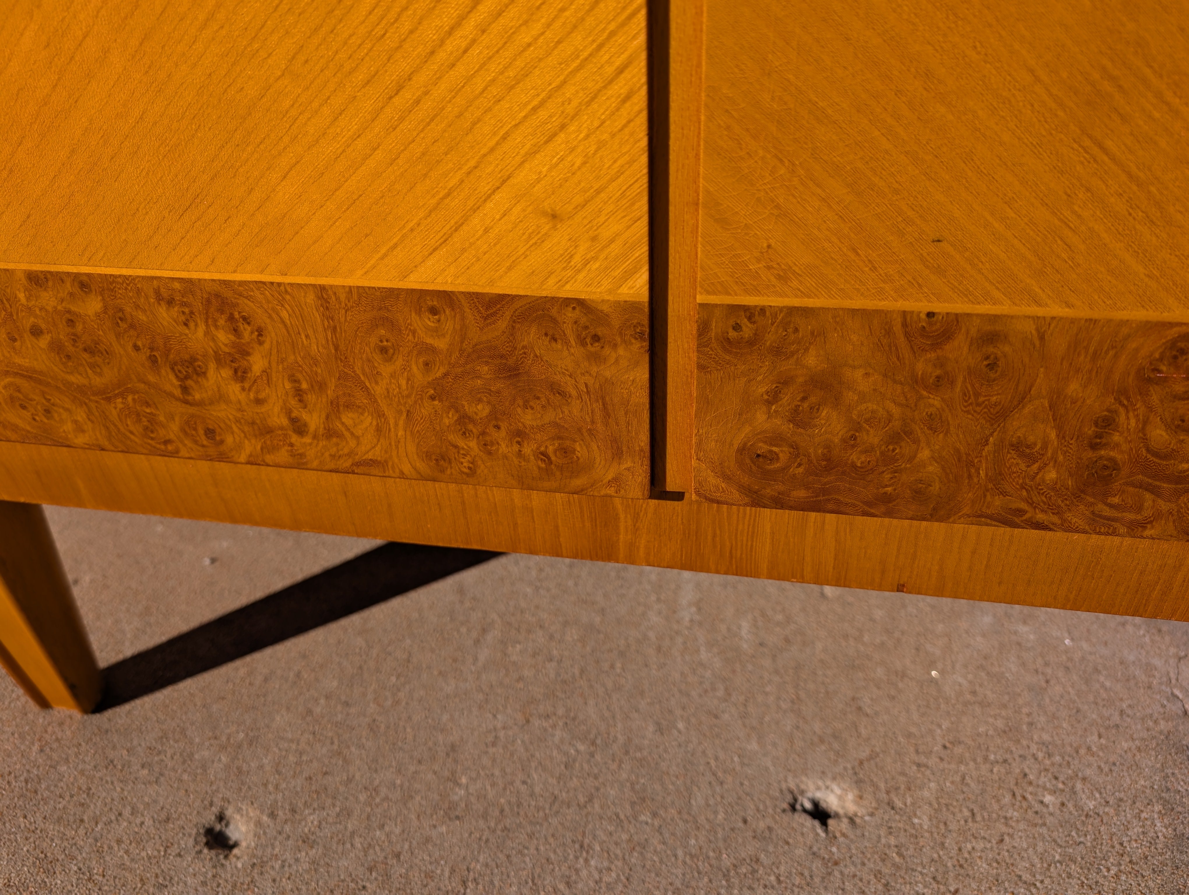 Swedish Art Deco Burlwood Cabinet