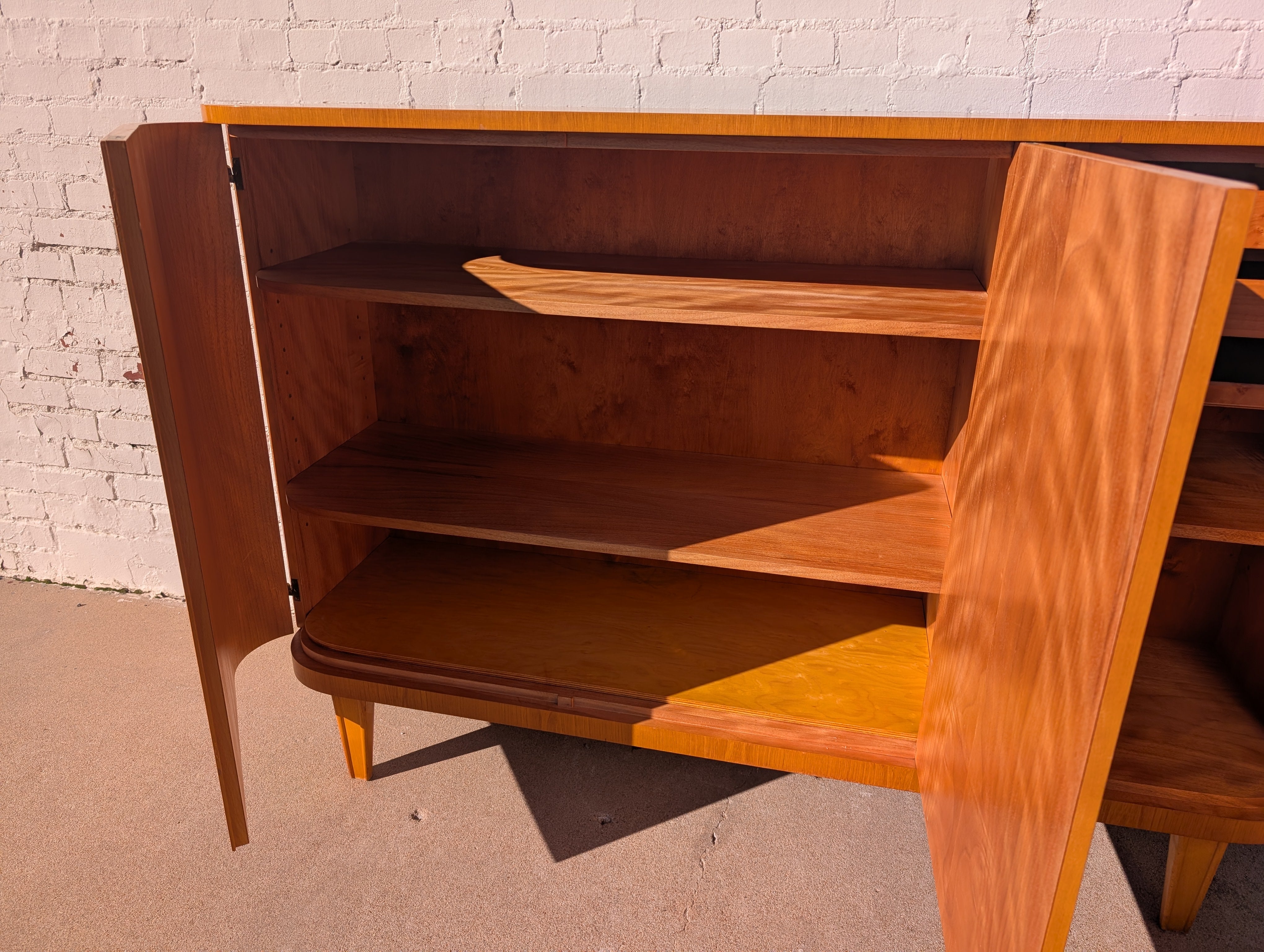 Swedish Art Deco Burlwood Cabinet