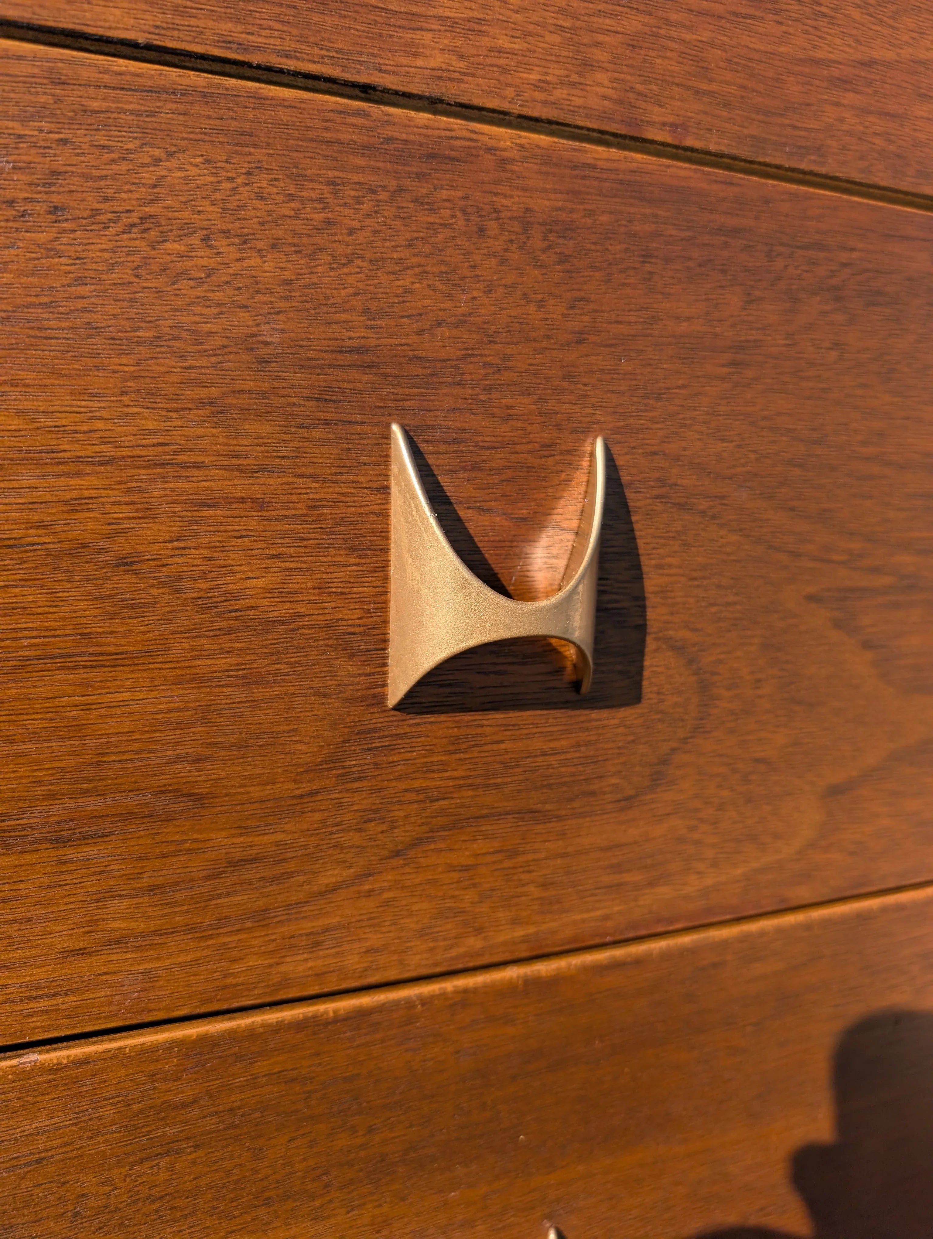 Mid Century Modern Broyhill Brasilia Walnut Dresser