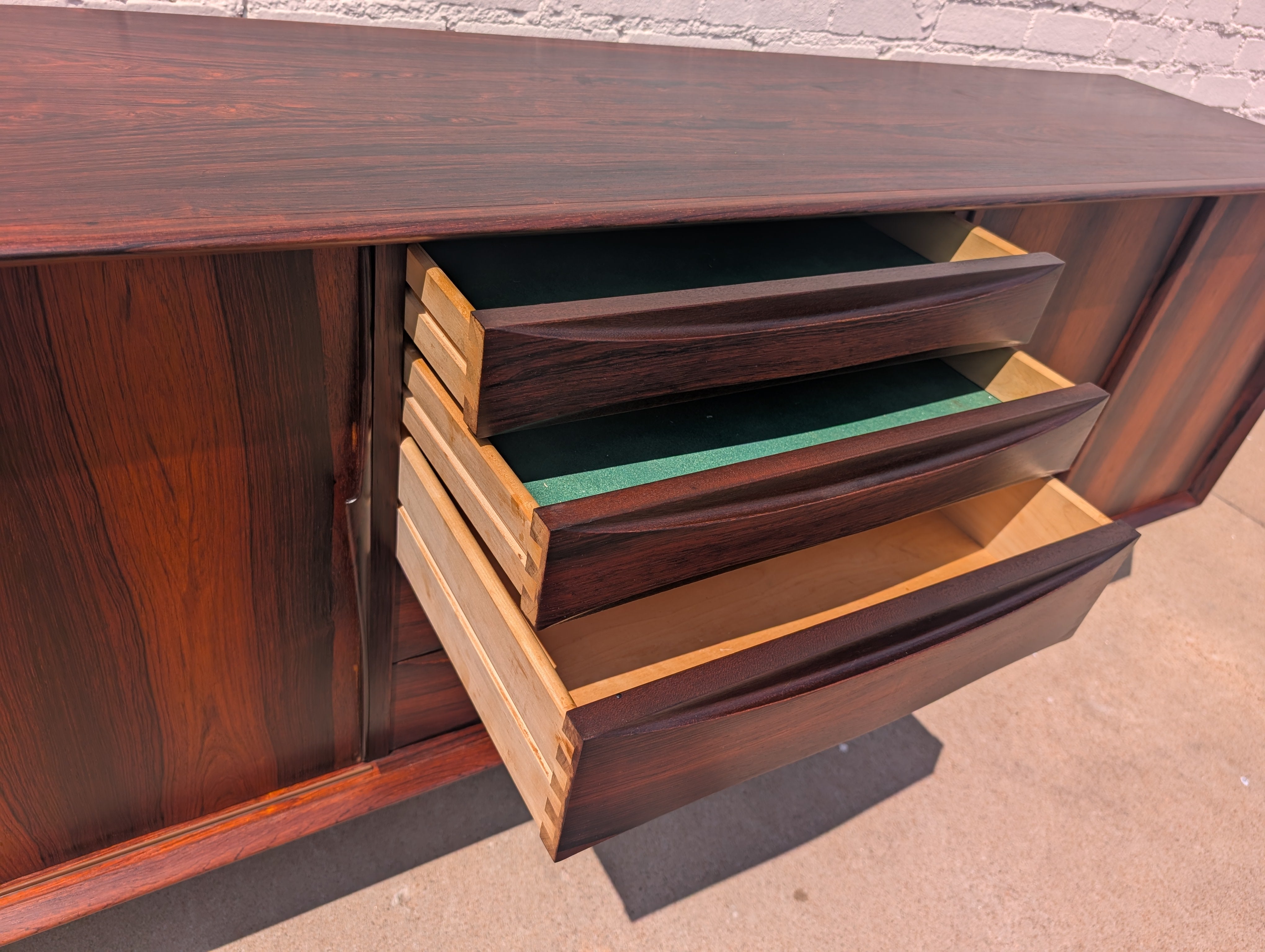 Mid Century Danish Modern Arne Vodder Rosewood Sideboard