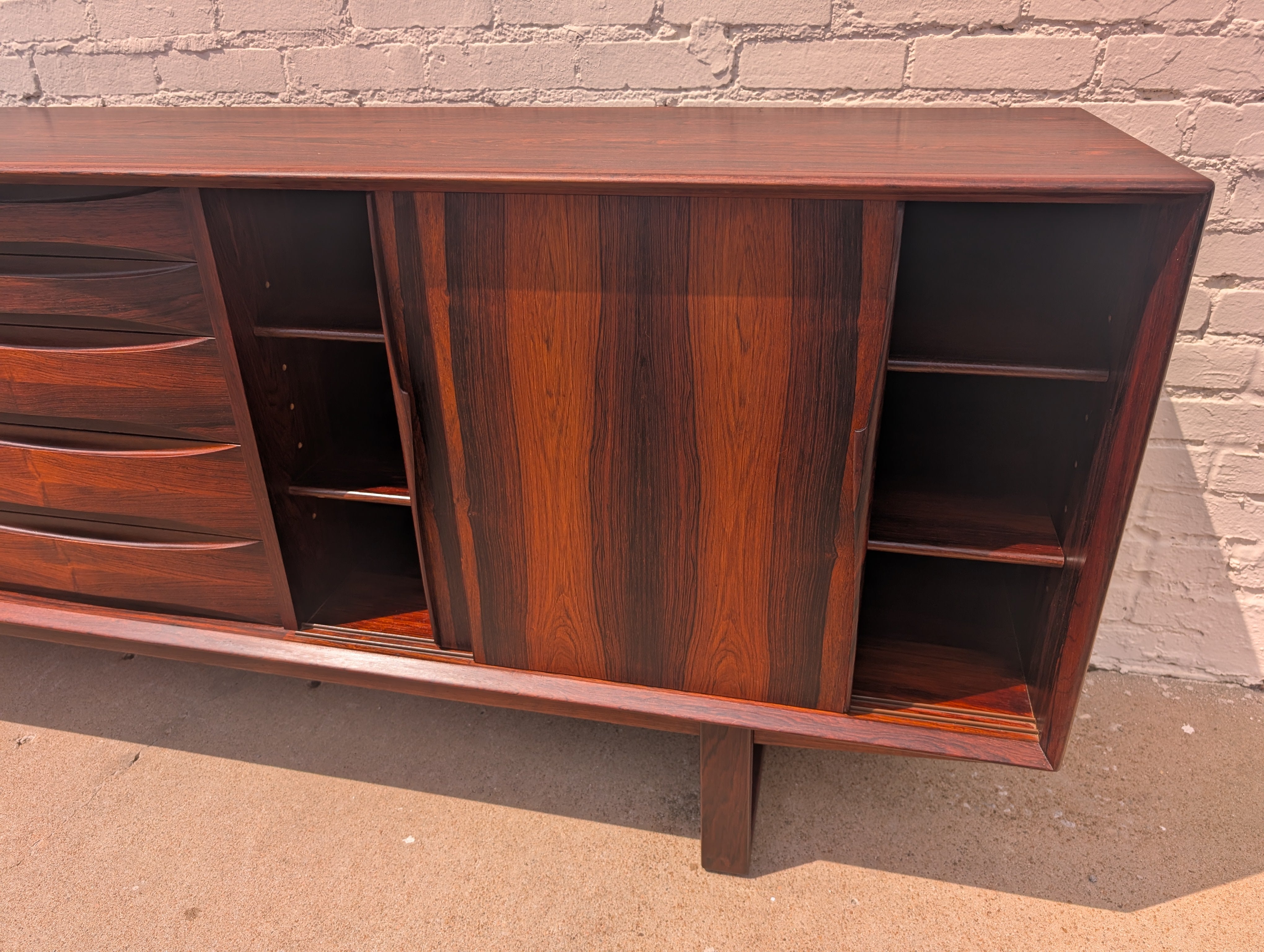Mid Century Danish Modern Arne Vodder Rosewood Sideboard