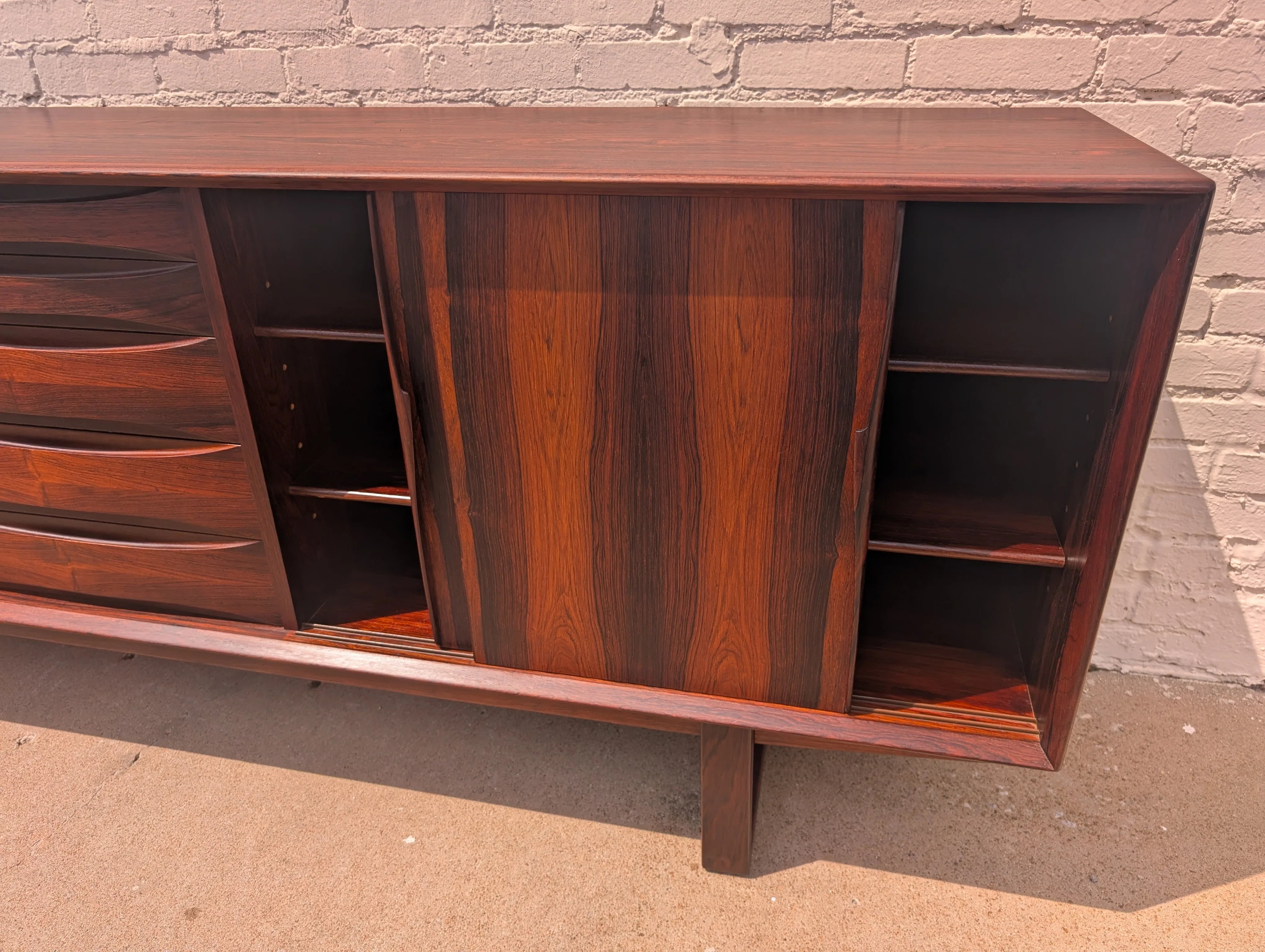 Mid Century Danish Modern Arne Vodder Rosewood Sideboard