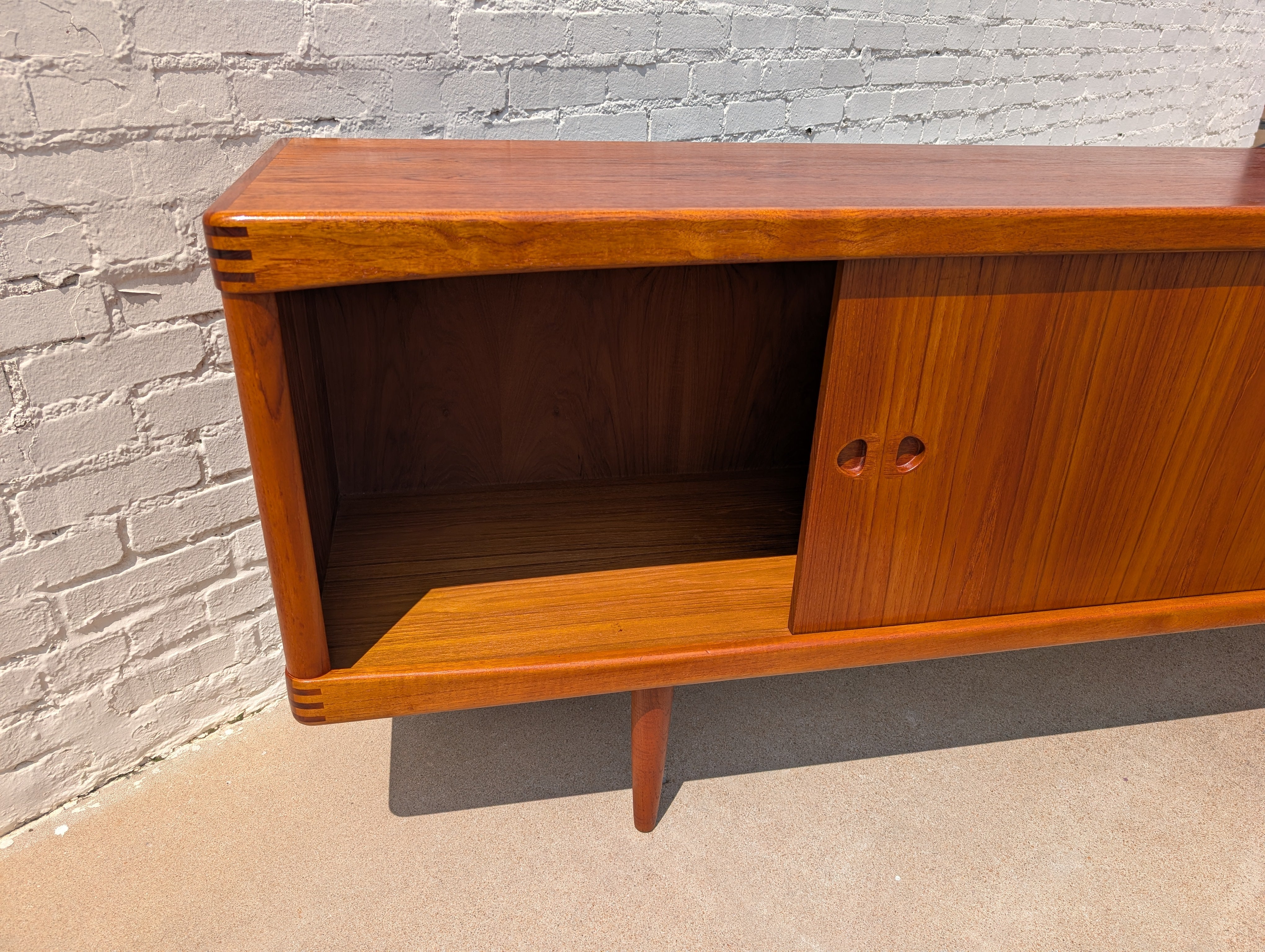 Mid Century Danish Modern Teak Sideboard by Bramin