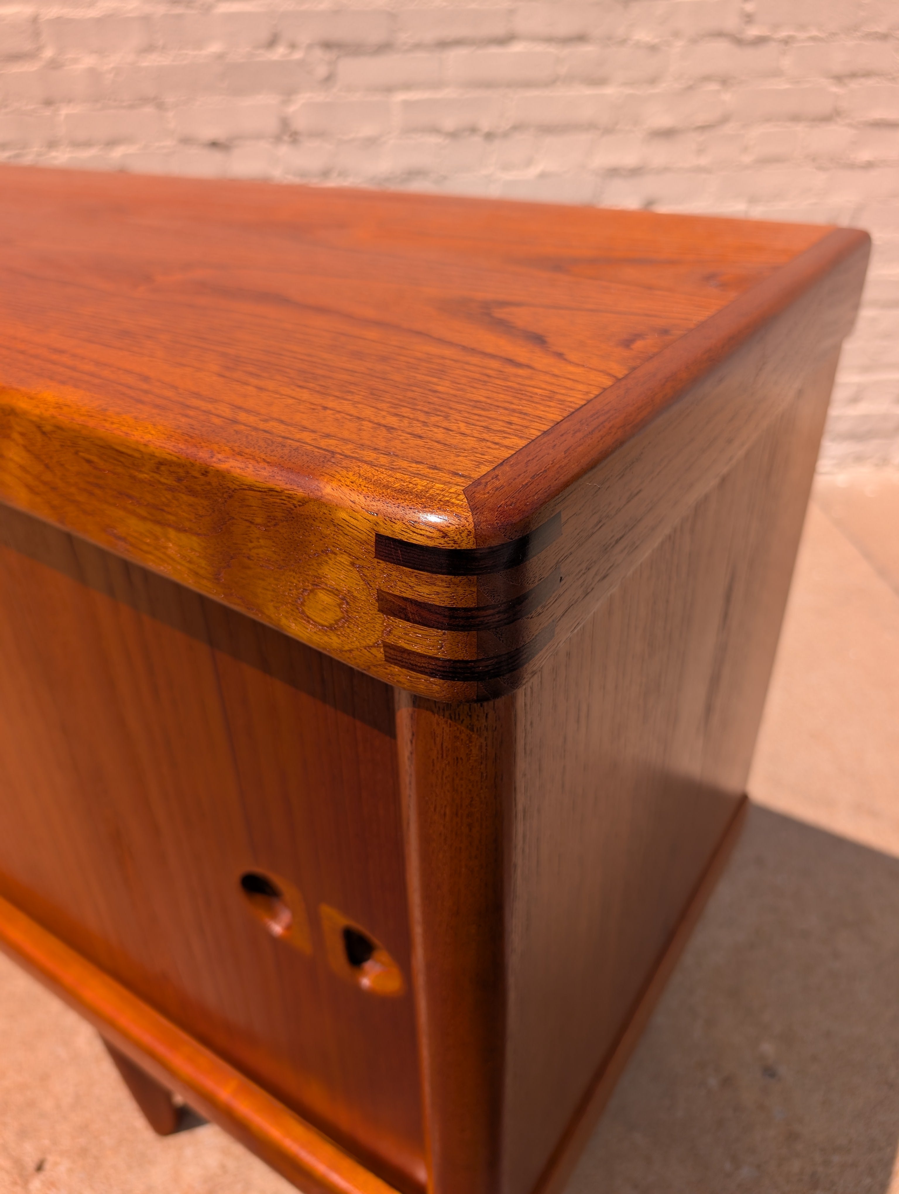 Mid Century Danish Modern Teak Sideboard by Bramin