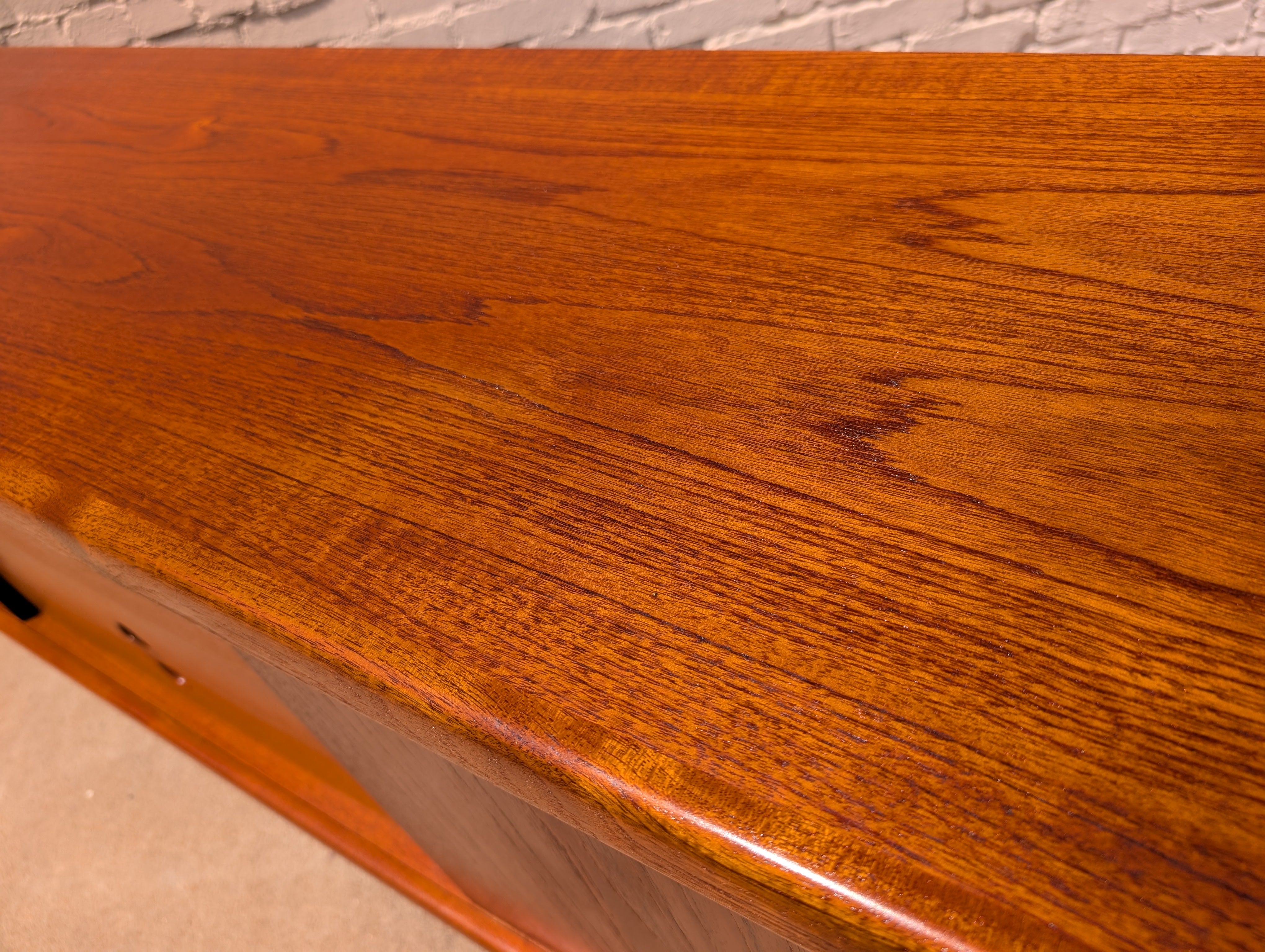 Mid Century Danish Modern Teak Sideboard by Bramin