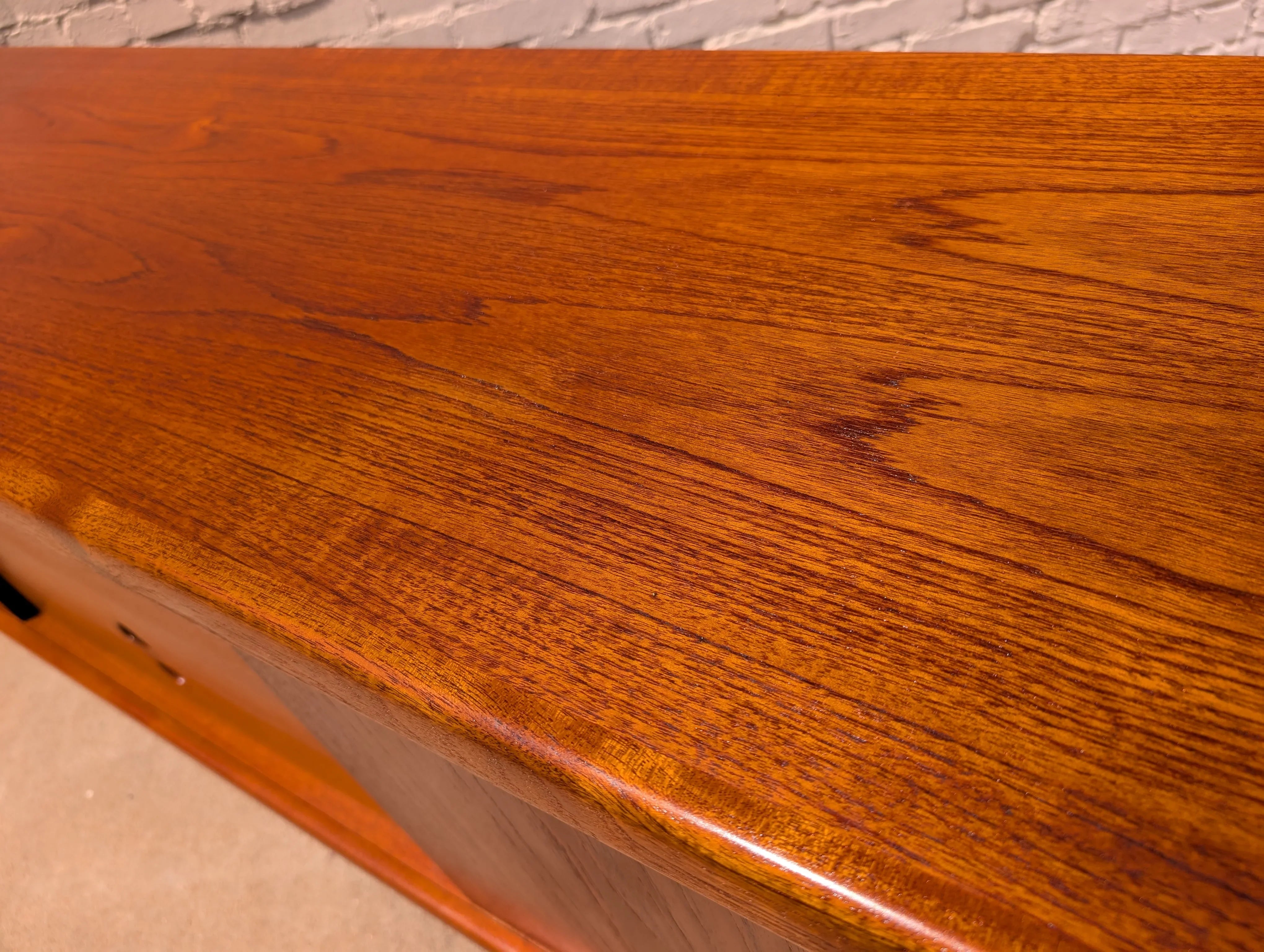Mid Century Danish Modern Teak Sideboard by Bramin