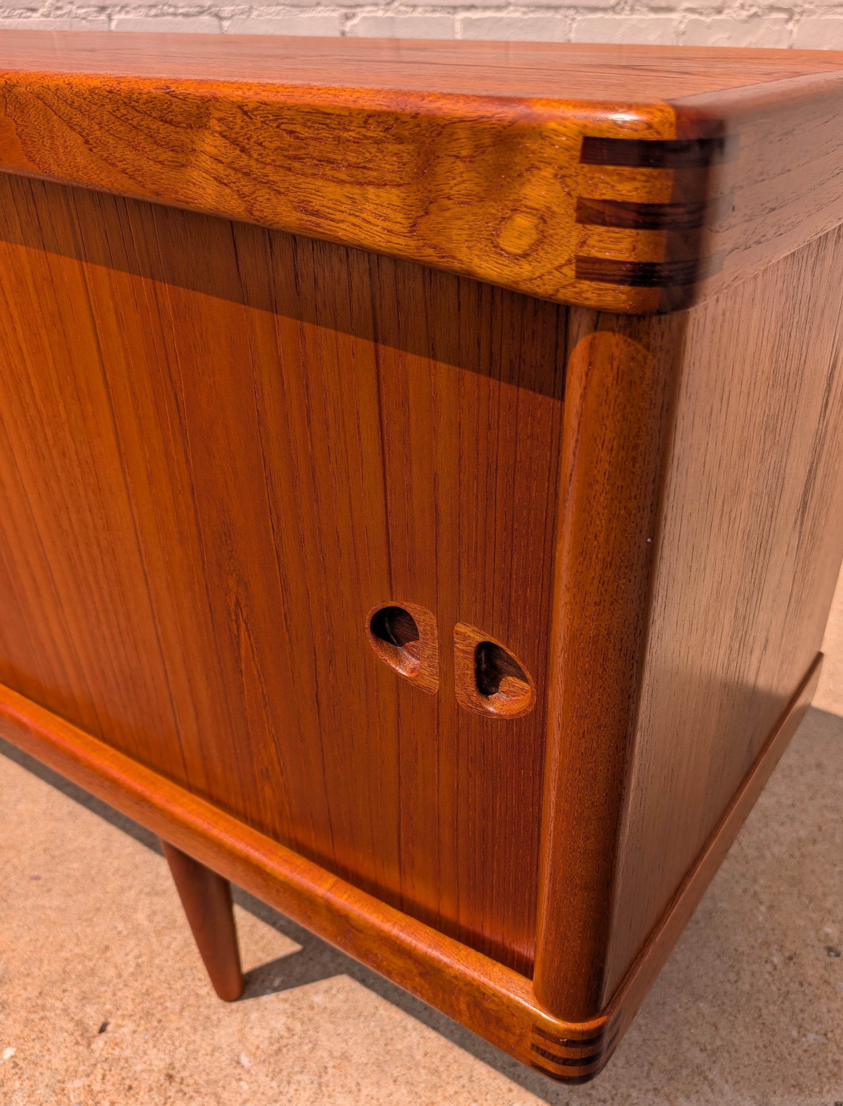 Mid Century Danish Modern Teak Sideboard by Bramin