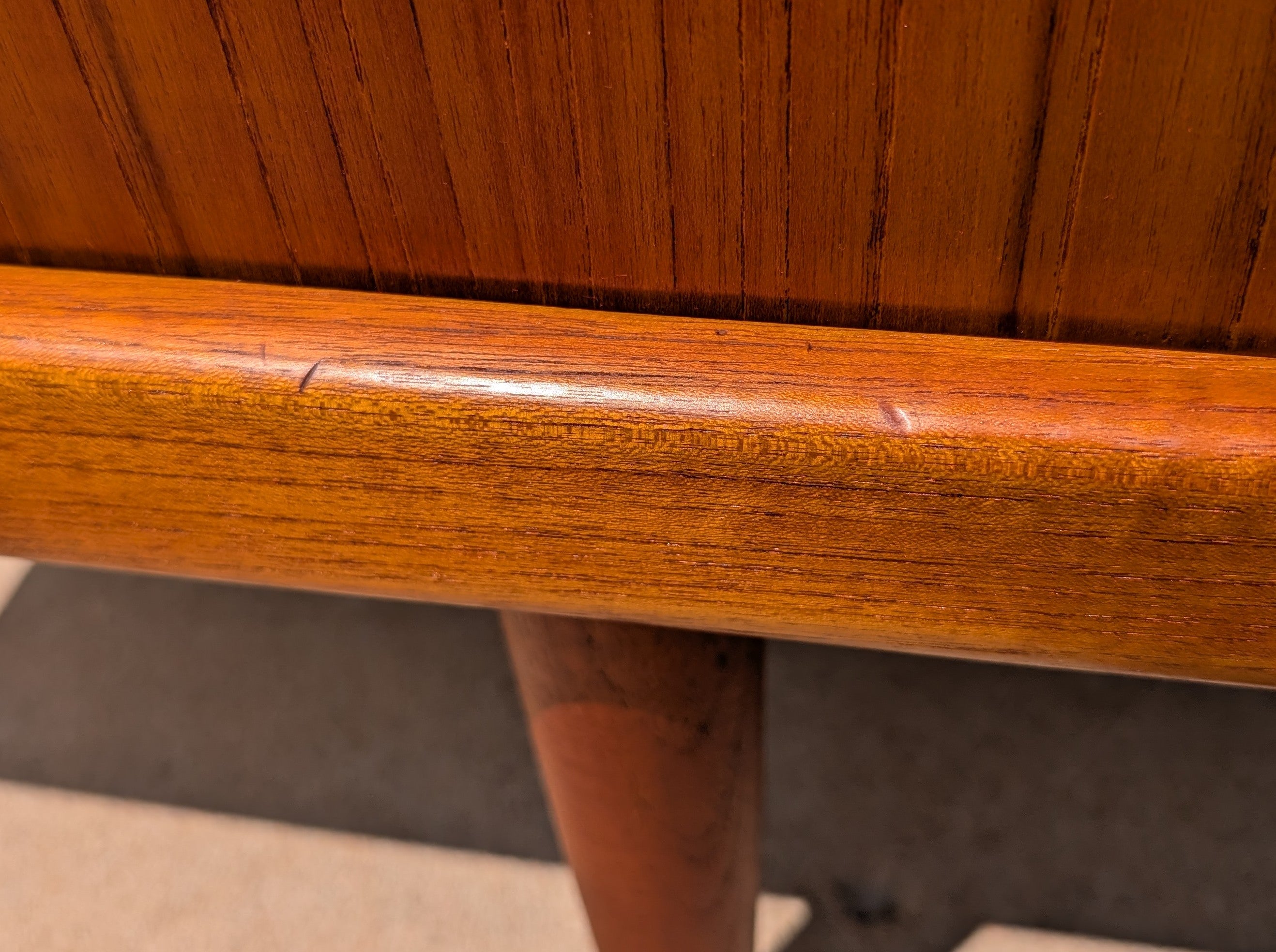 Mid Century Danish Modern Teak Sideboard by Bramin