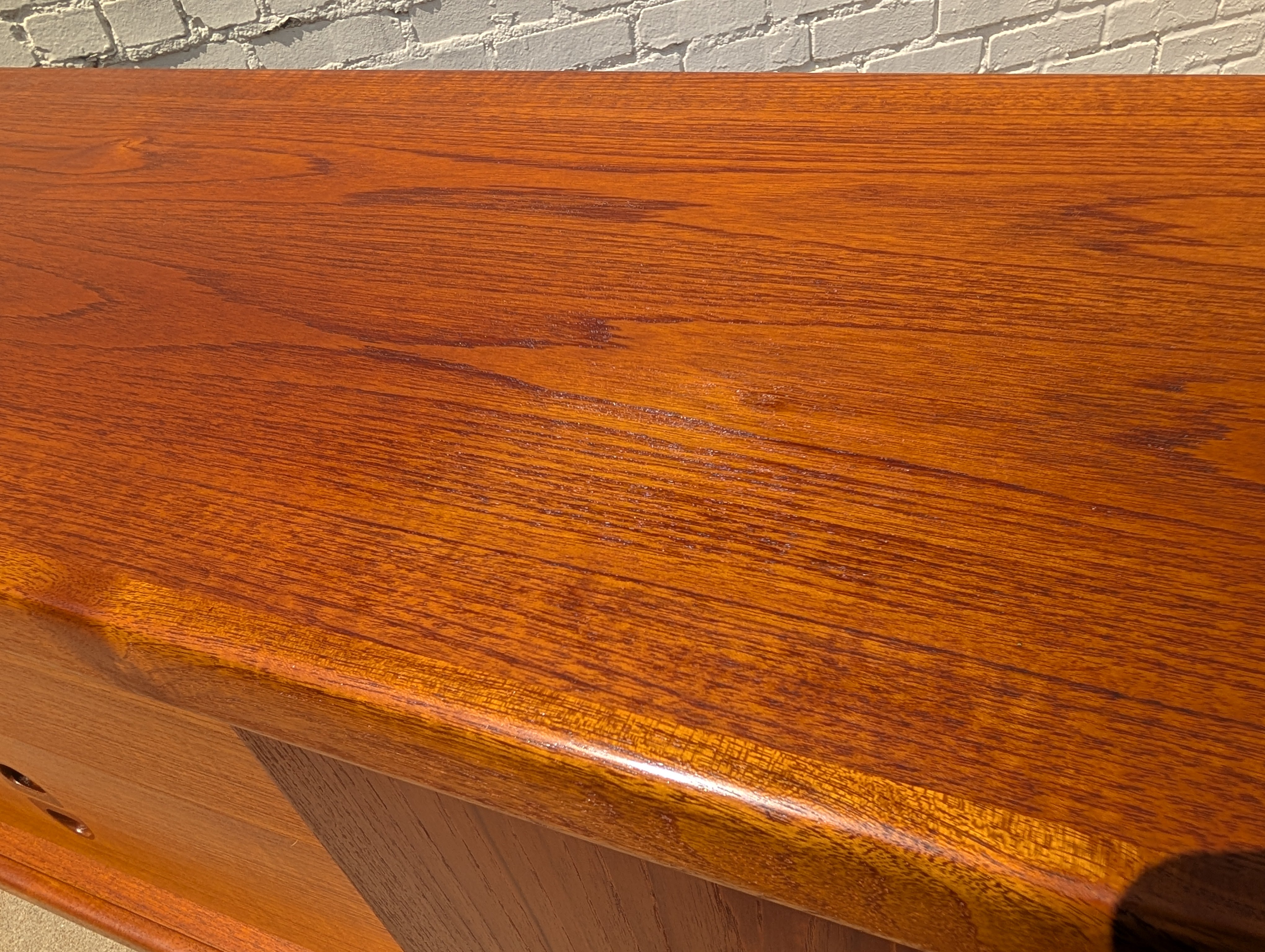 Mid Century Danish Modern Teak Sideboard by Bramin