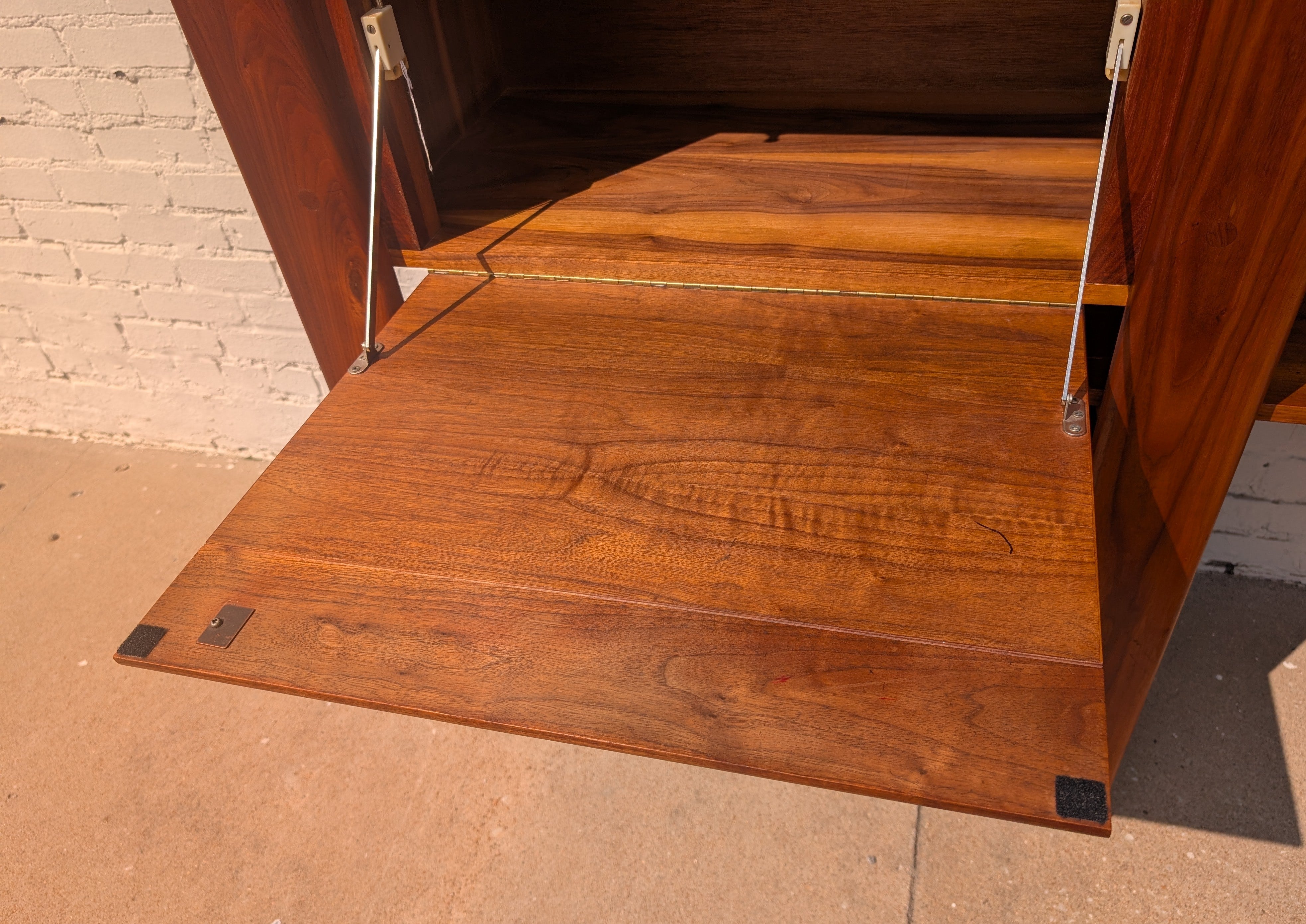 Mid Century Modern Walnut Wall Unit