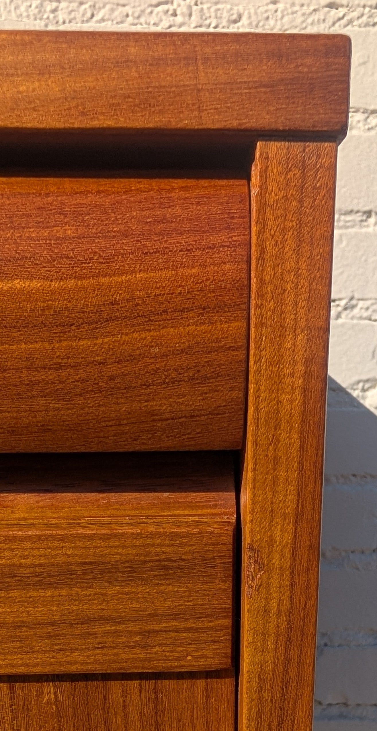Mid Century English Modern Teak Desk/Vanity