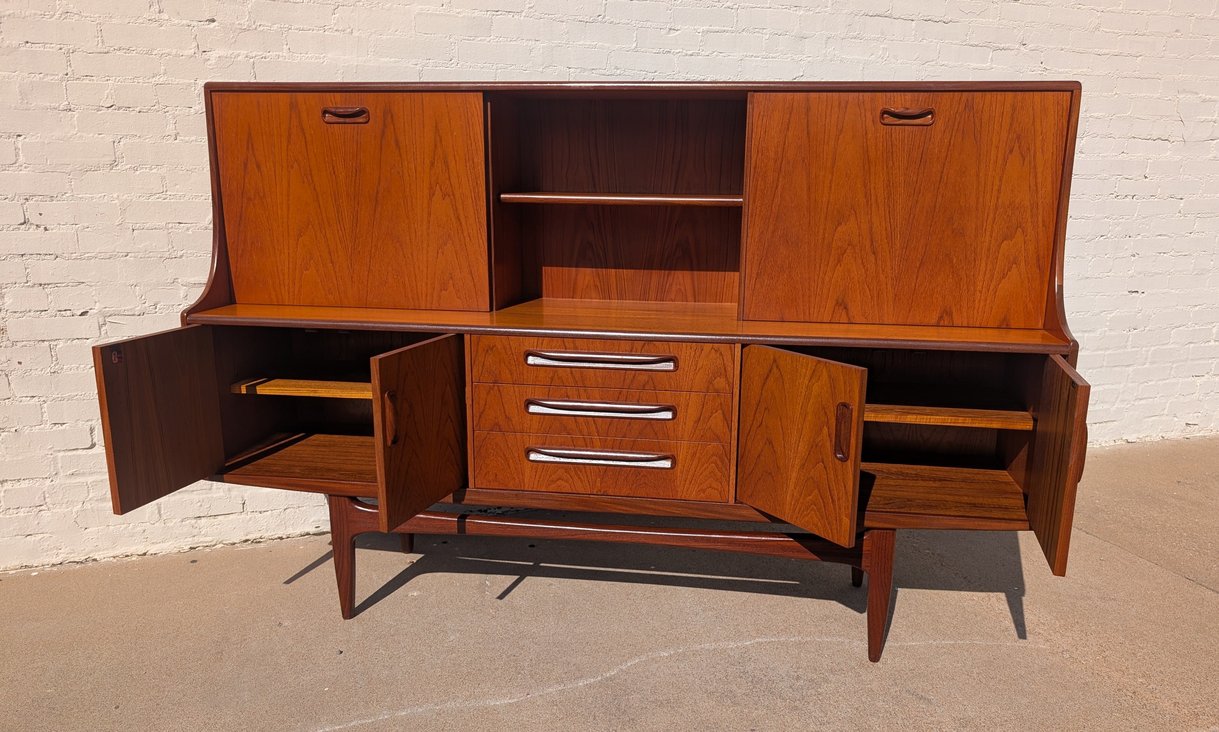 Mid Century English Modern G Plan Hutch