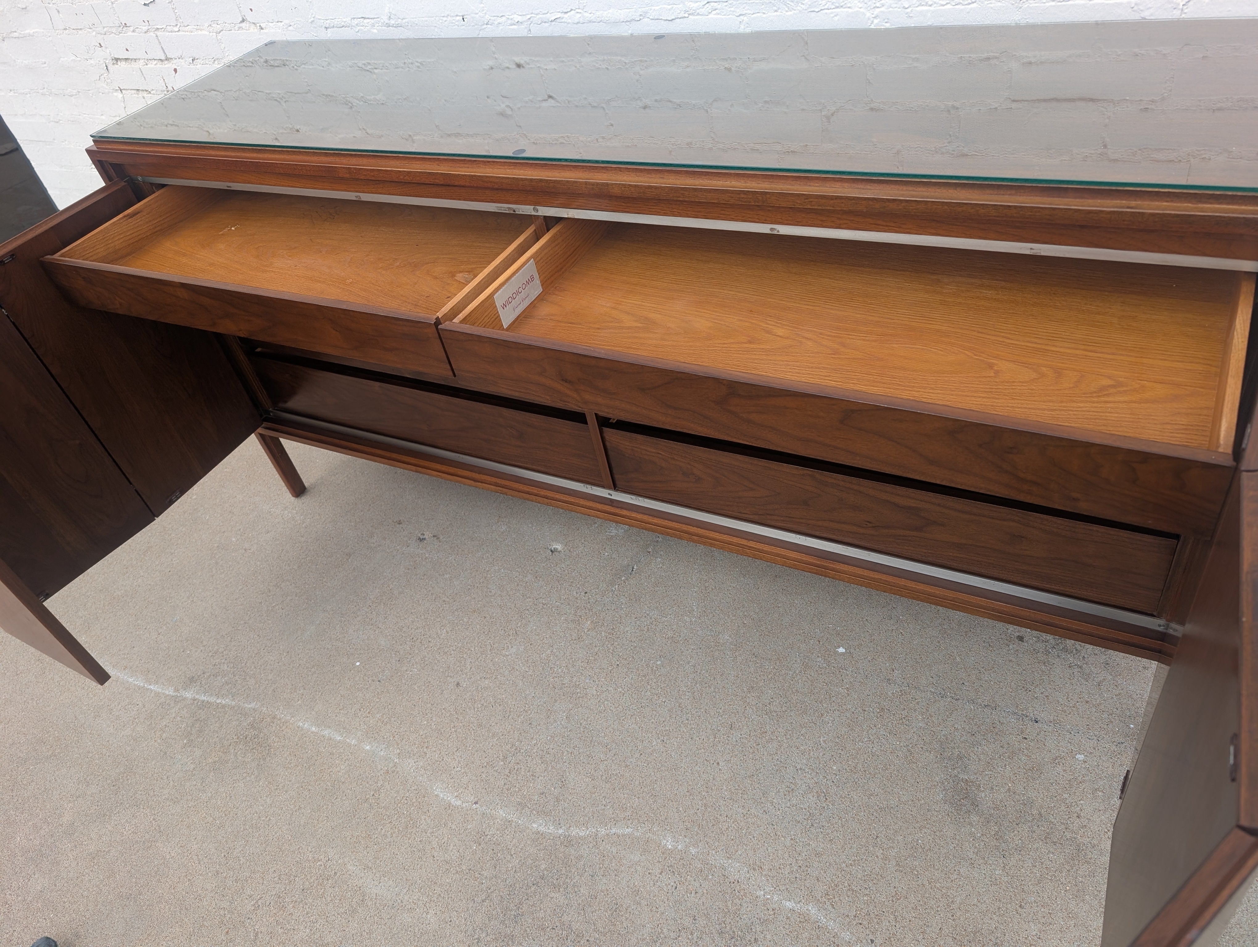 Mid Century Modern Walnut Dresser by Widdicomb