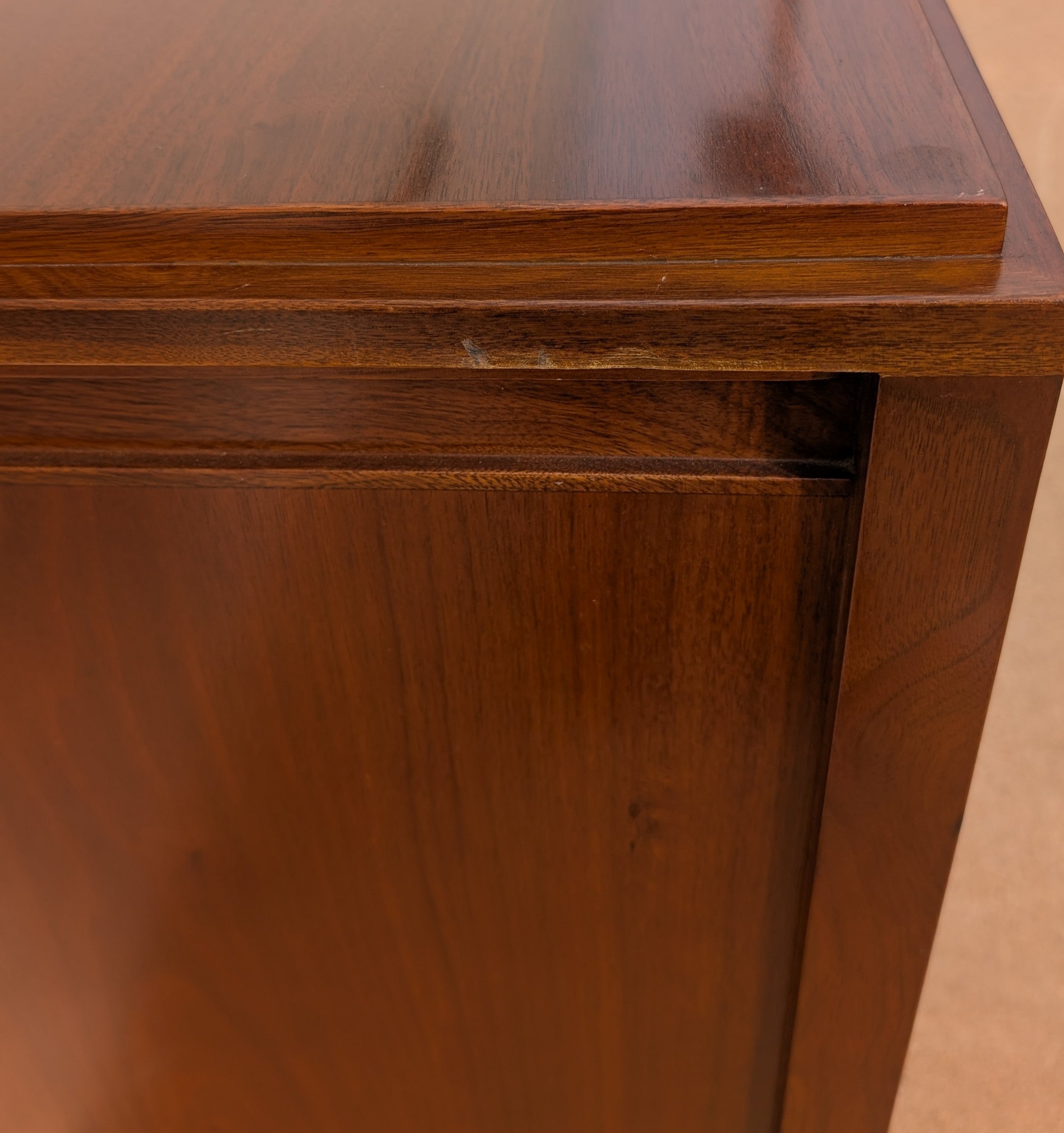 Mid Century Modern Walnut Dresser by Widdicomb