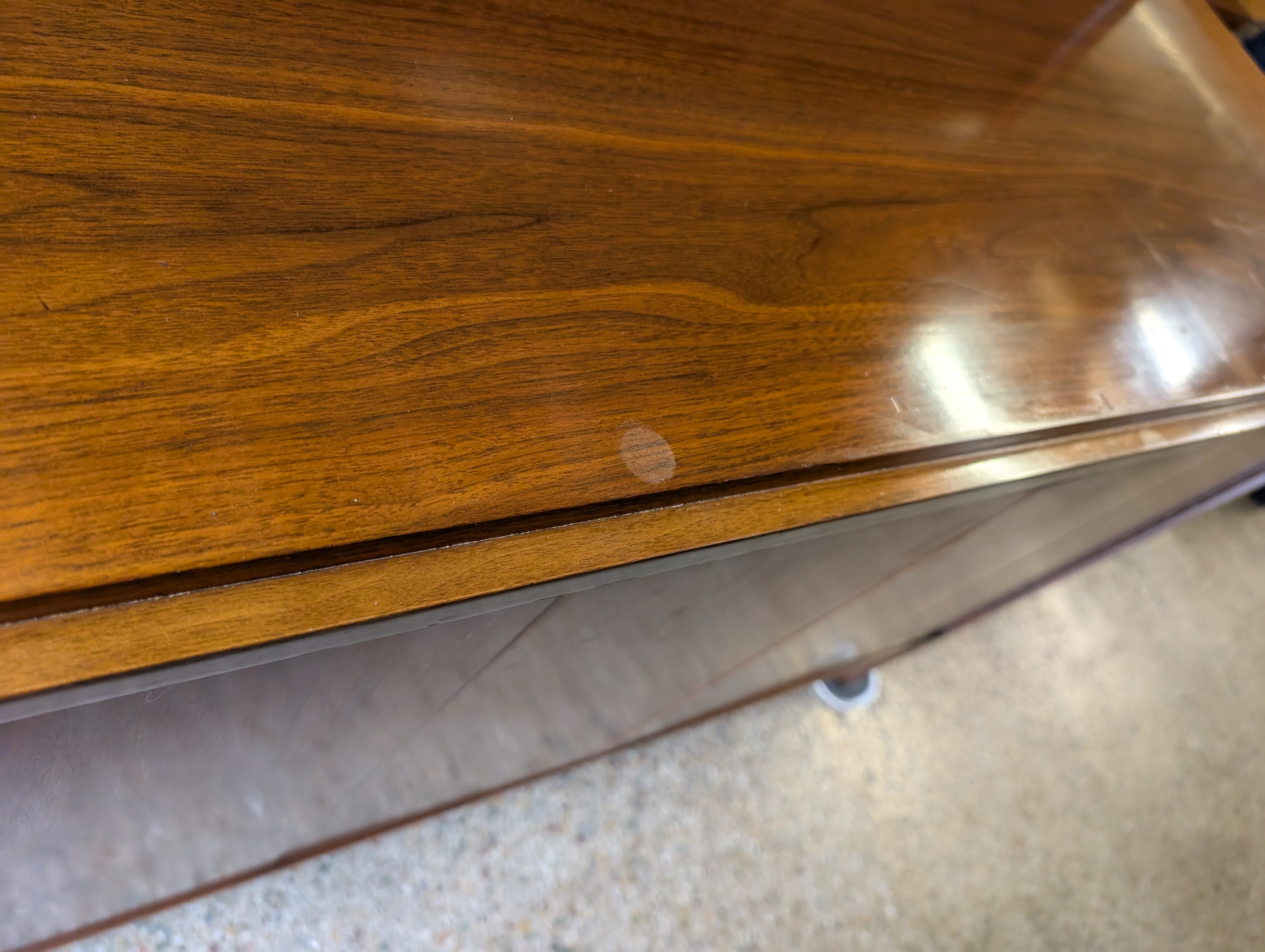 Mid Century Modern Walnut Dresser by Widdicomb