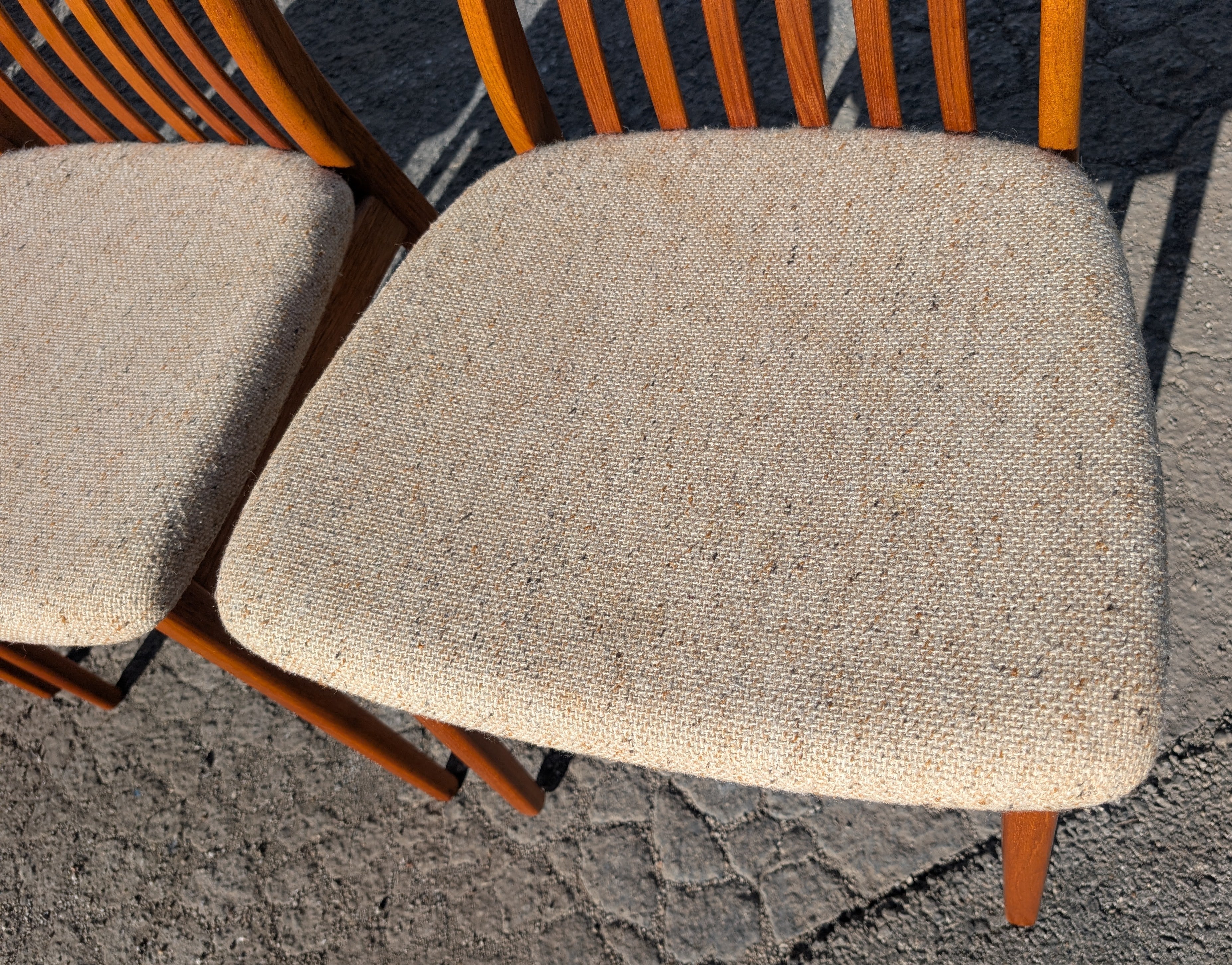 Mid Century Danish Modern Benny Linden Dining Chairs