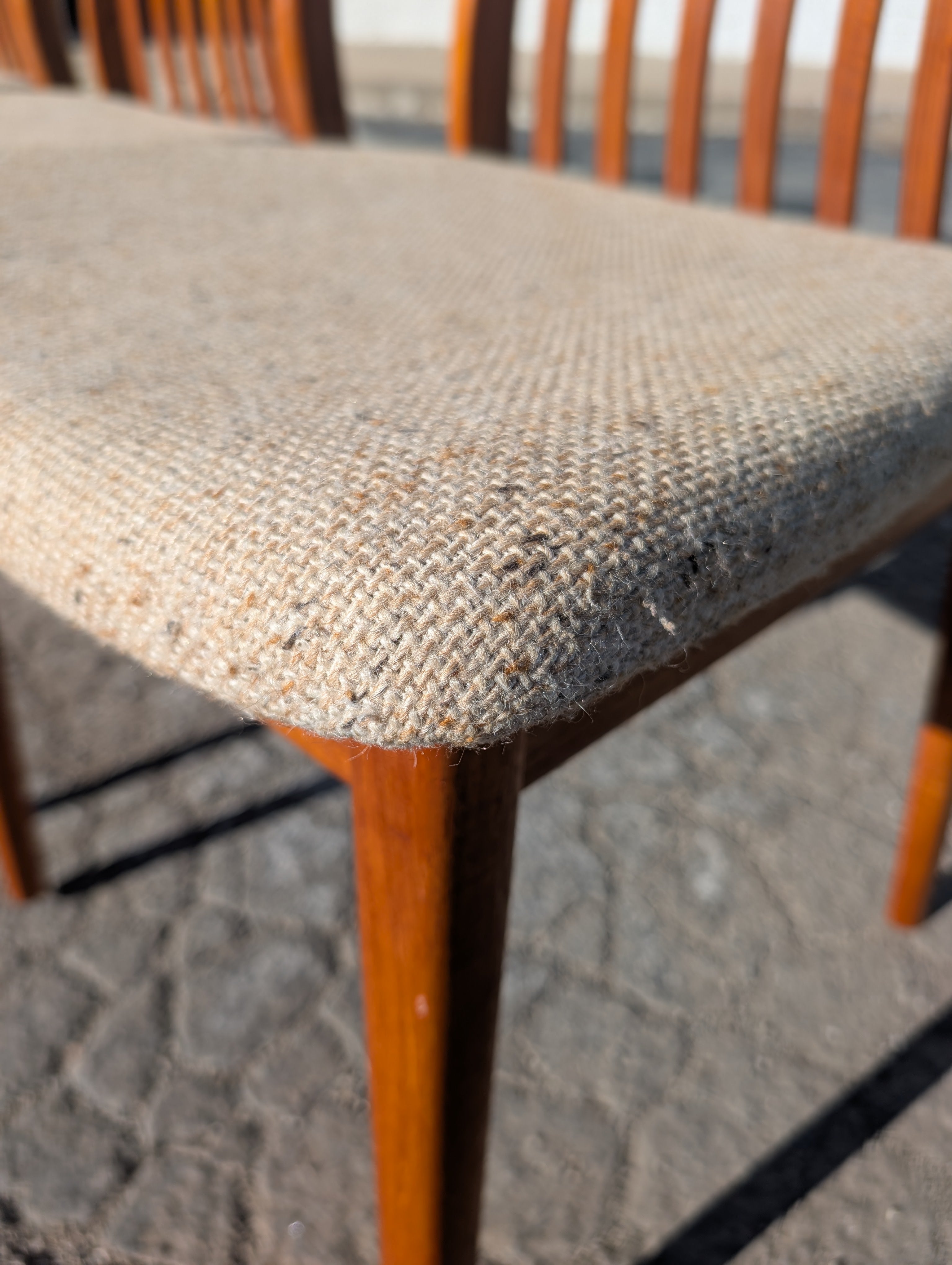 Mid Century Danish Modern Benny Linden Dining Chairs