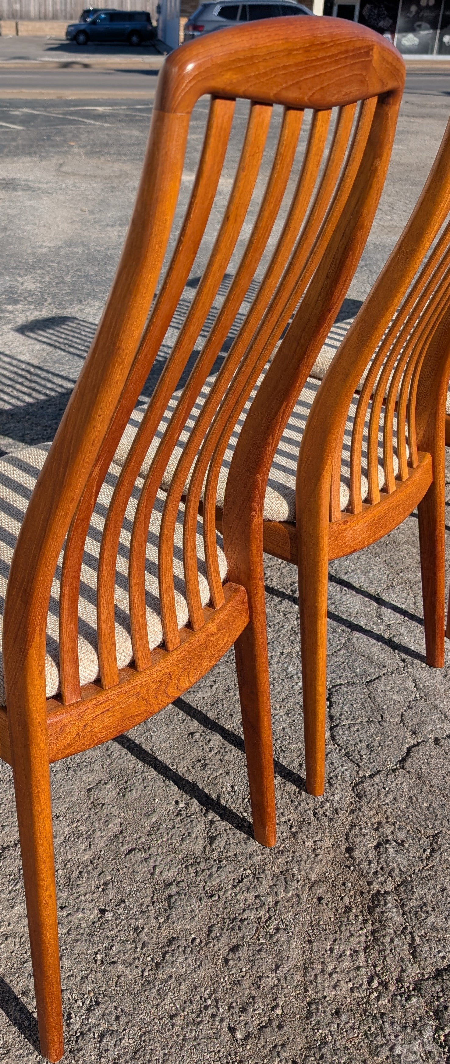 Mid Century Danish Modern Benny Linden Dining Chairs