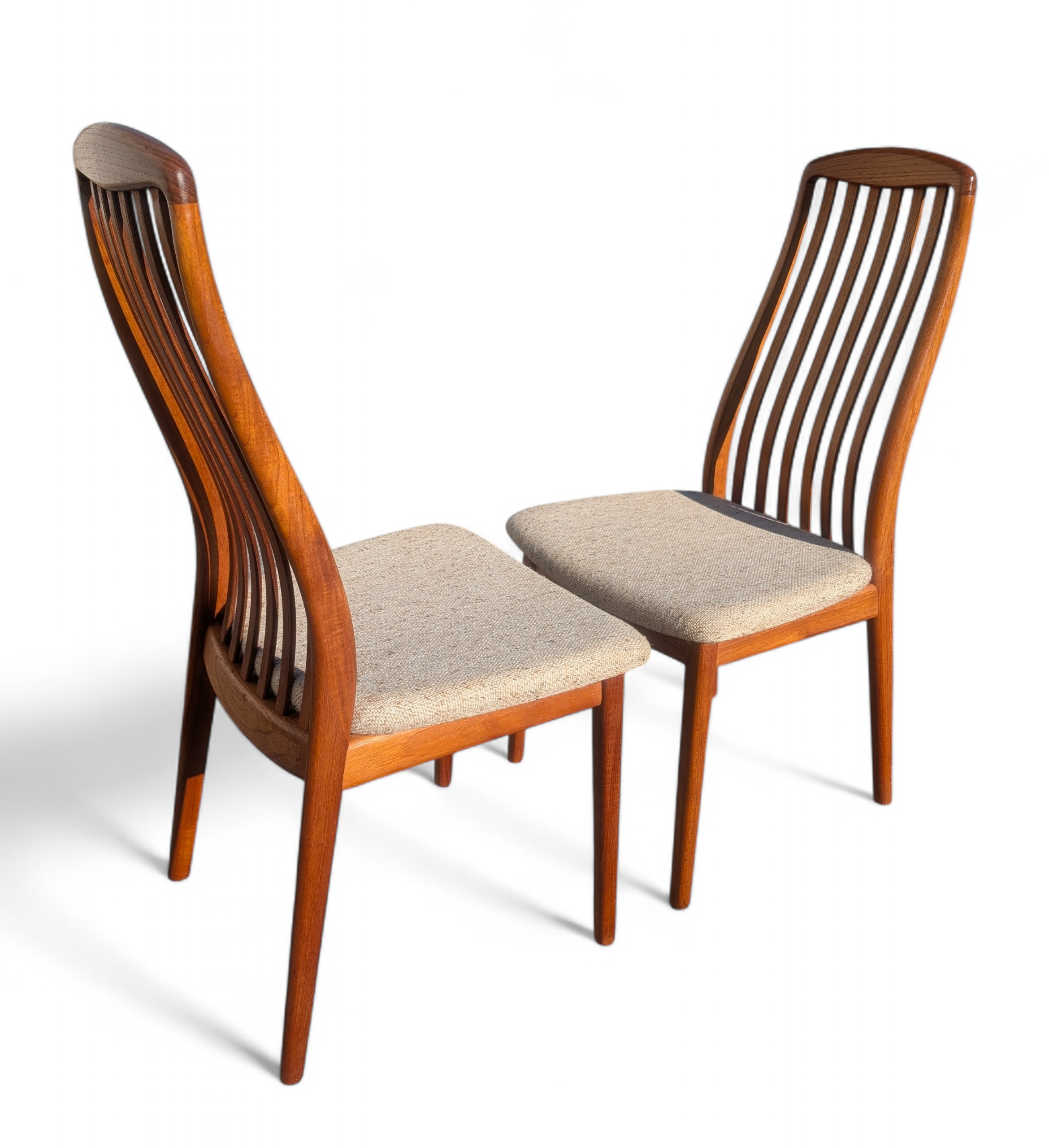 Mid Century Danish Modern Benny Linden Dining Chairs