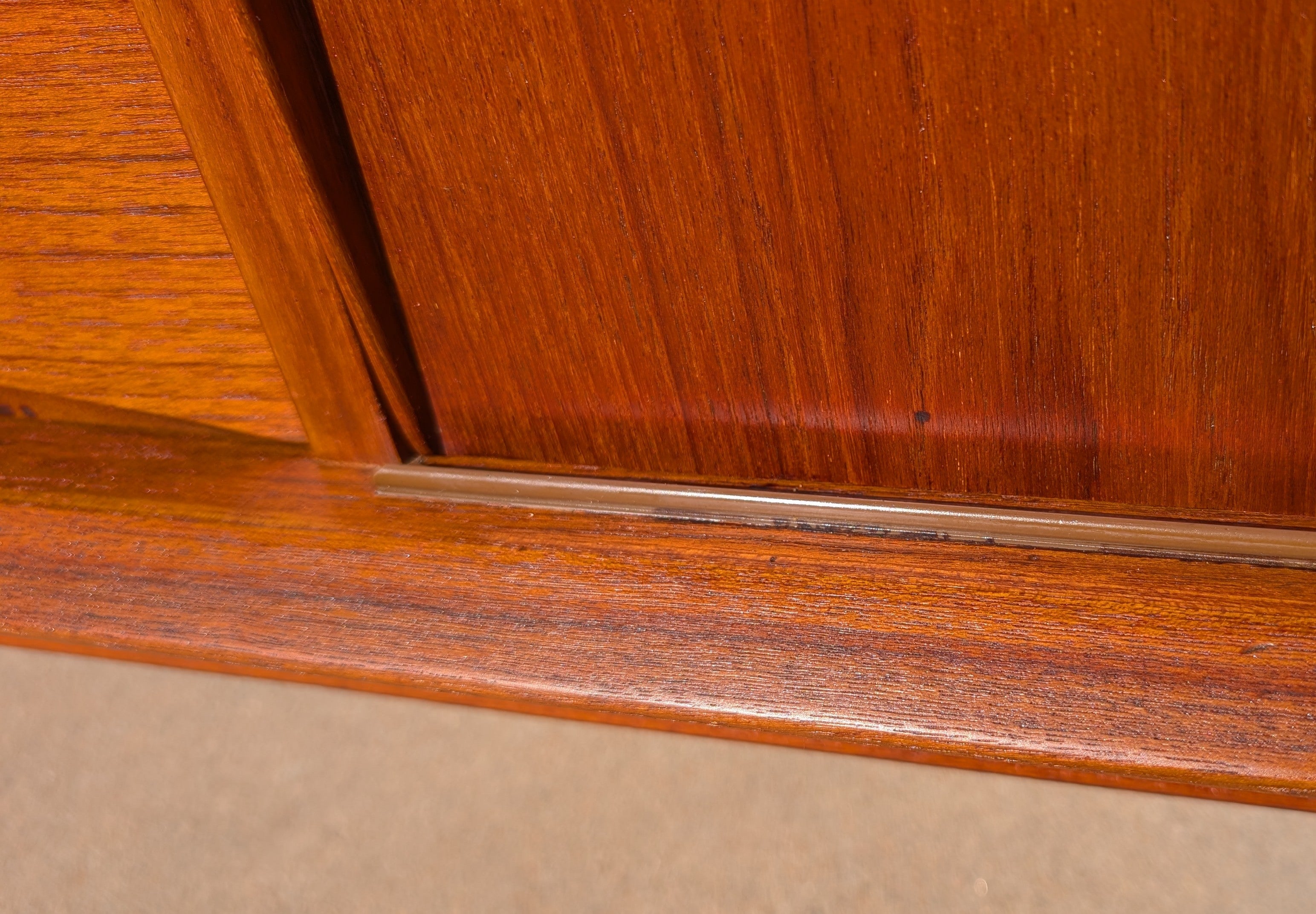 Mid Century Danish Modern Dyrland Teak Credenza by Arne Vodder