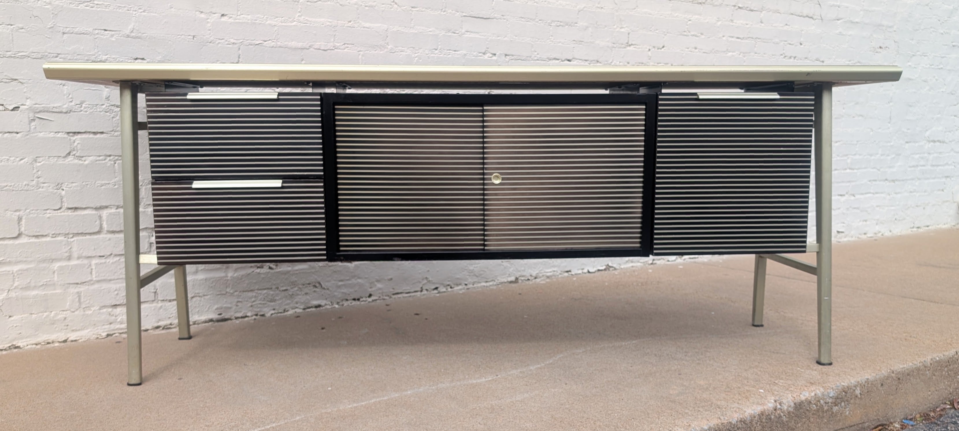 Mid Century Modern Gordon Bunshaft Italic Styling GF Studios Credenza