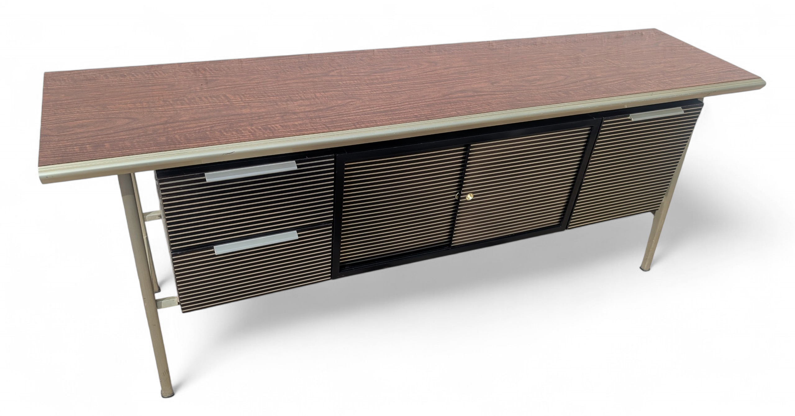 Mid Century Modern Gordon Bunshaft Italic Styling GF Studios Credenza