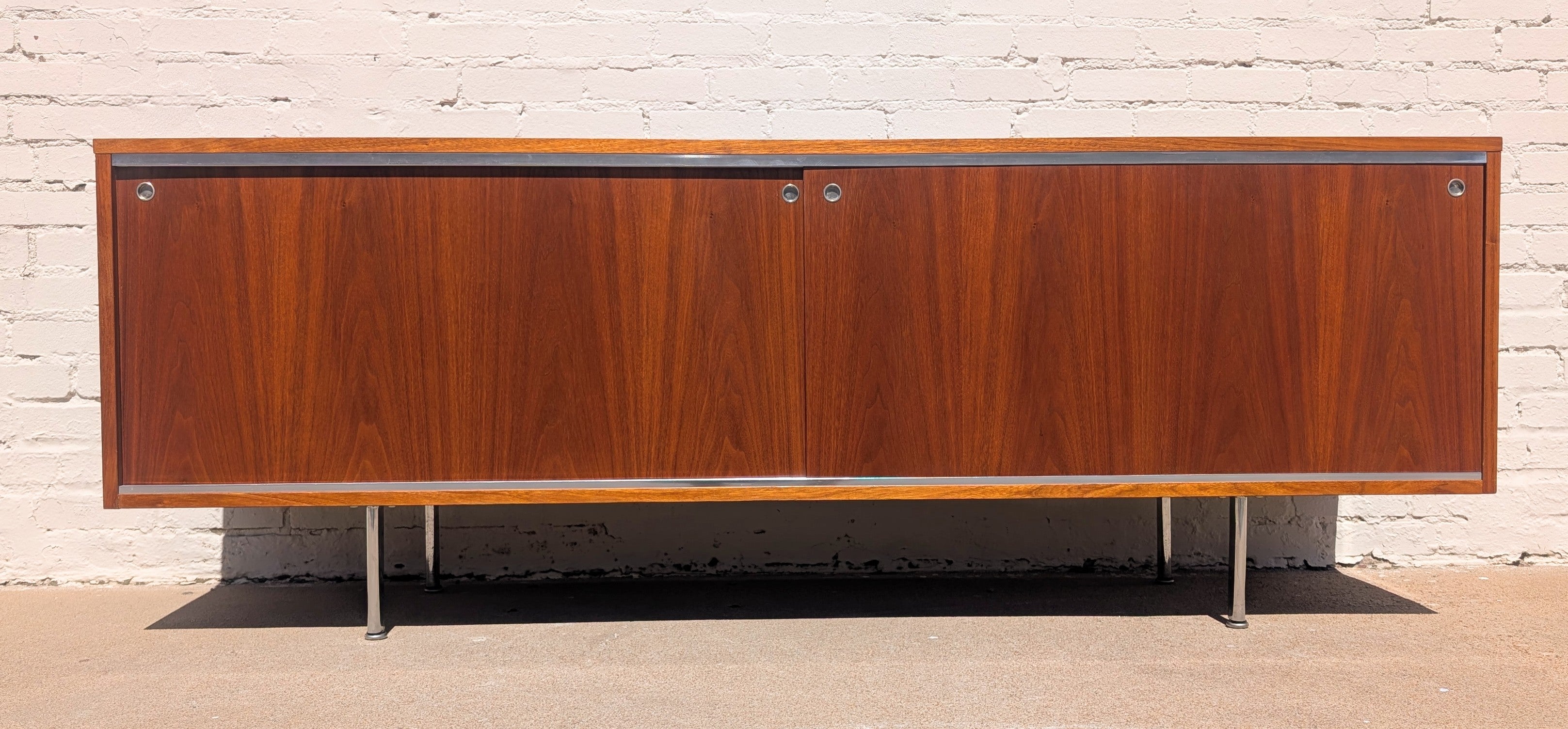 Mid Century Modern Herman Miller Walnut Credenza