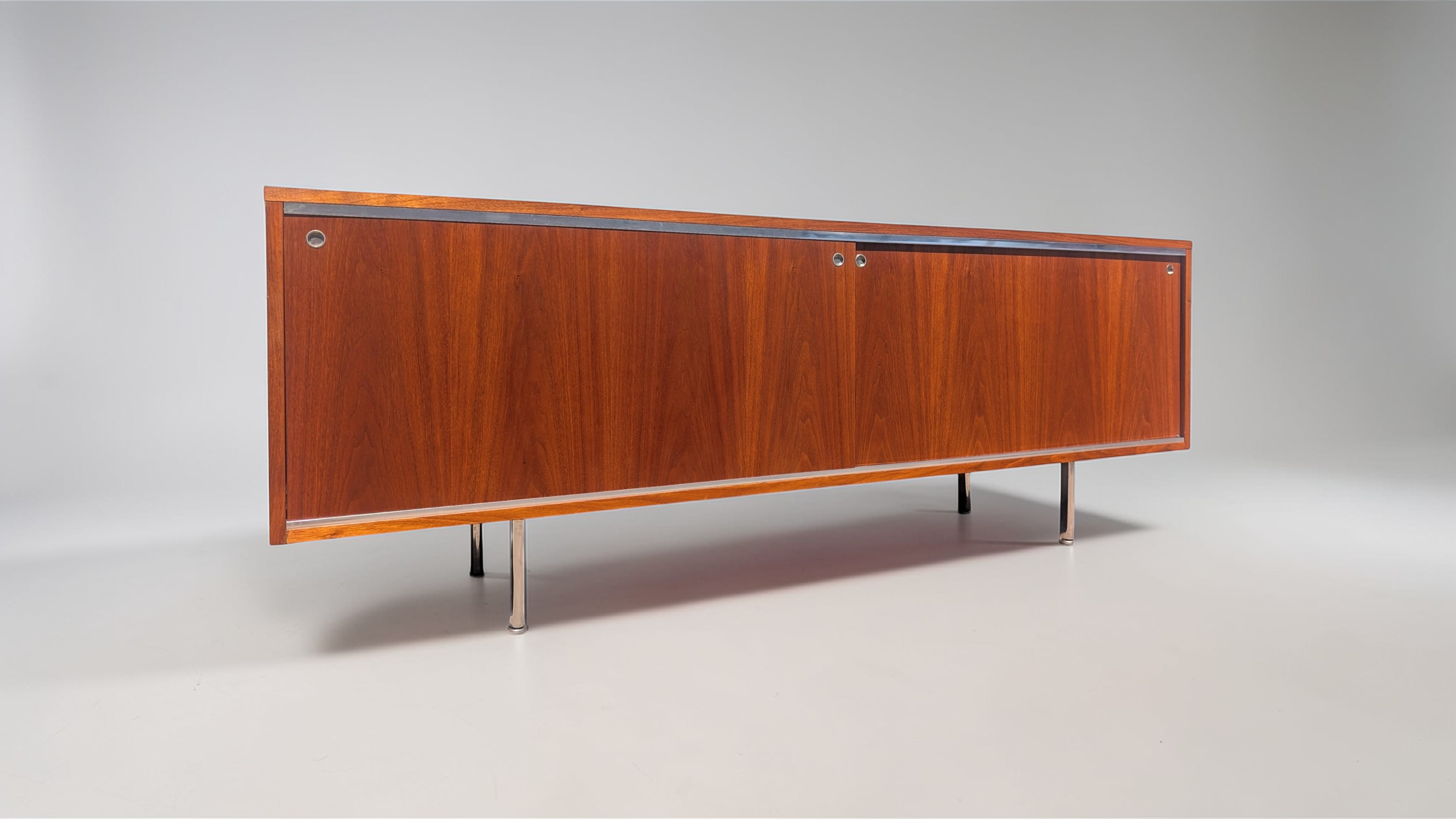 Mid Century Modern Herman Miller Walnut Credenza