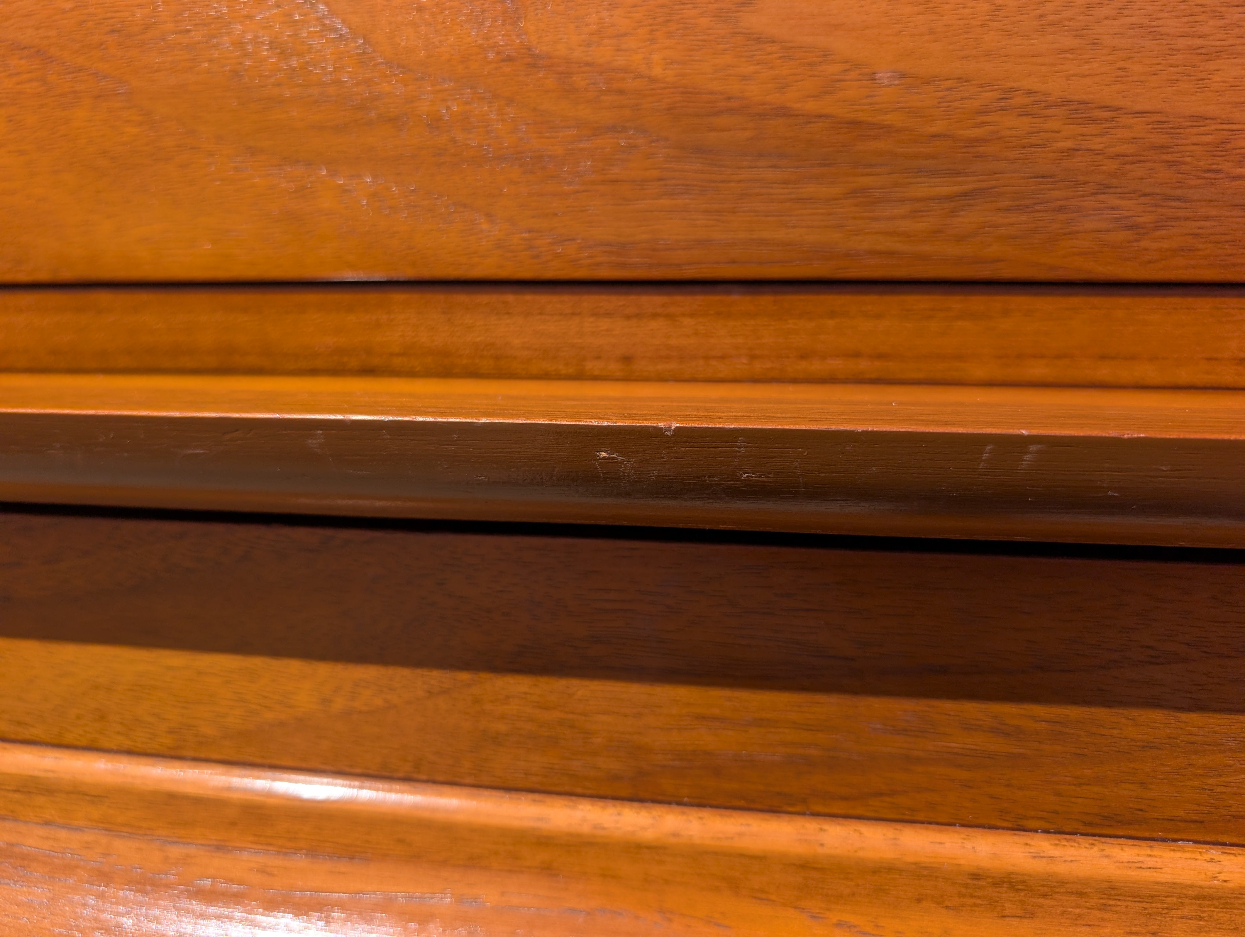 Mid Century Modern Sculptural Walnut Dresser by United