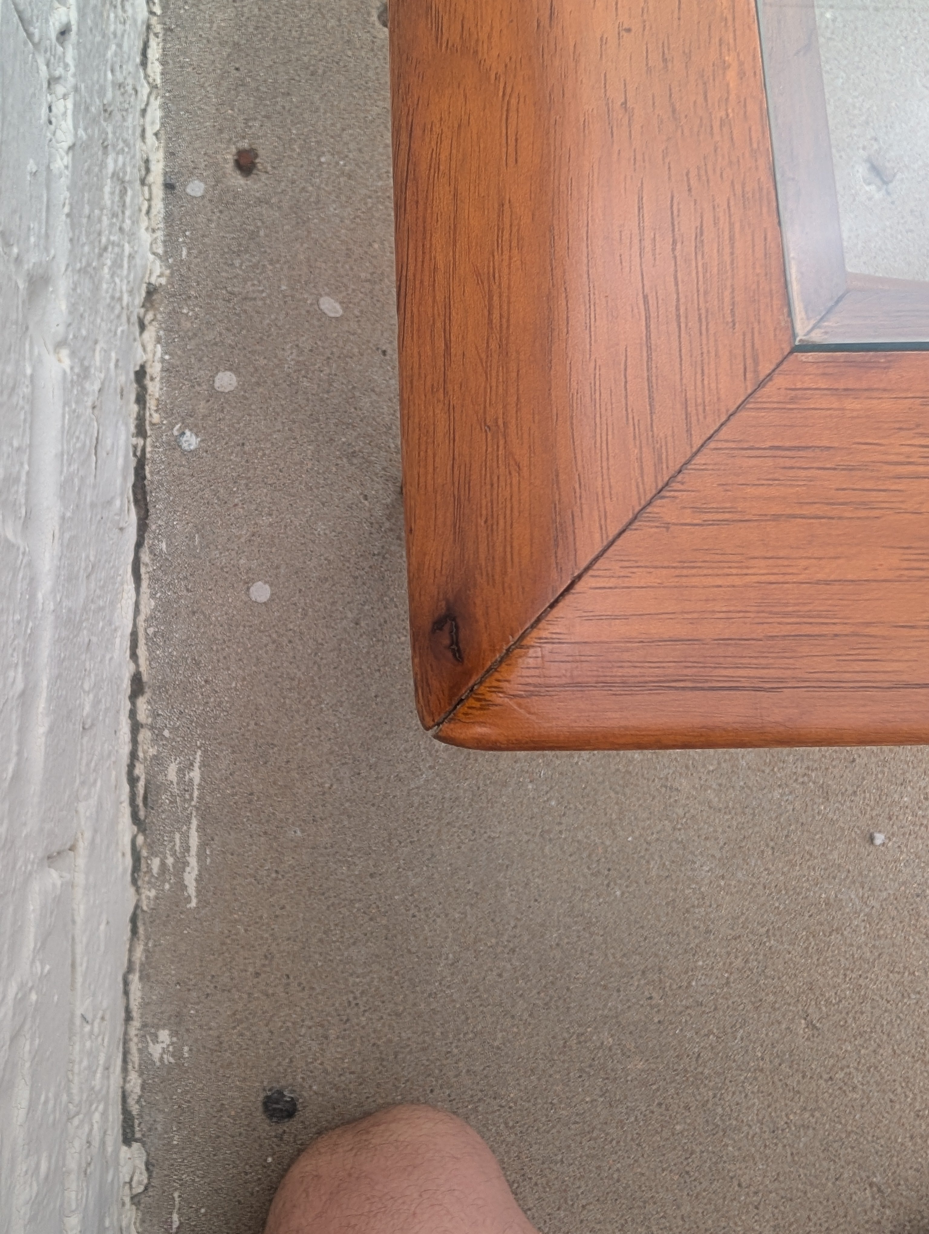 Mid Century Modern Lane Silhouette Walnut and Glass Coffee Table