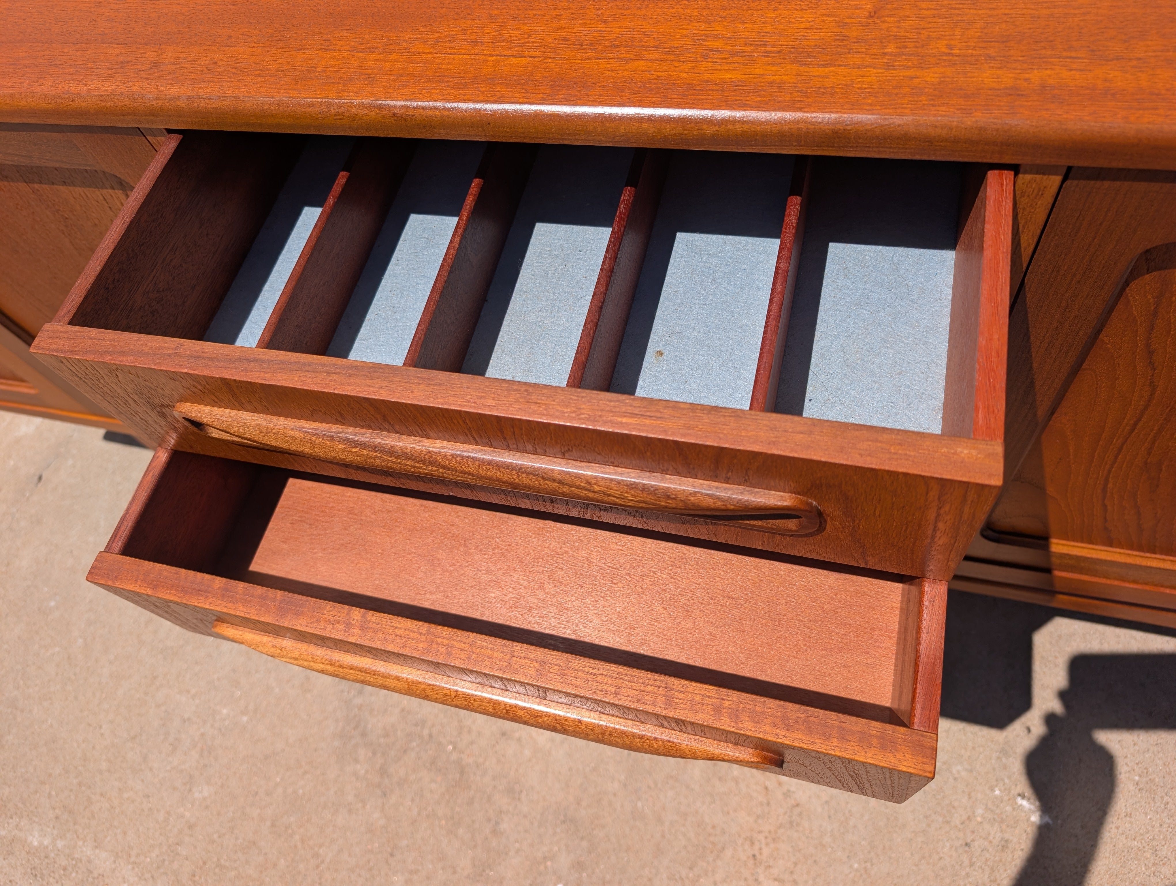 Mid Century English Modern G Plan Fresco Credenza