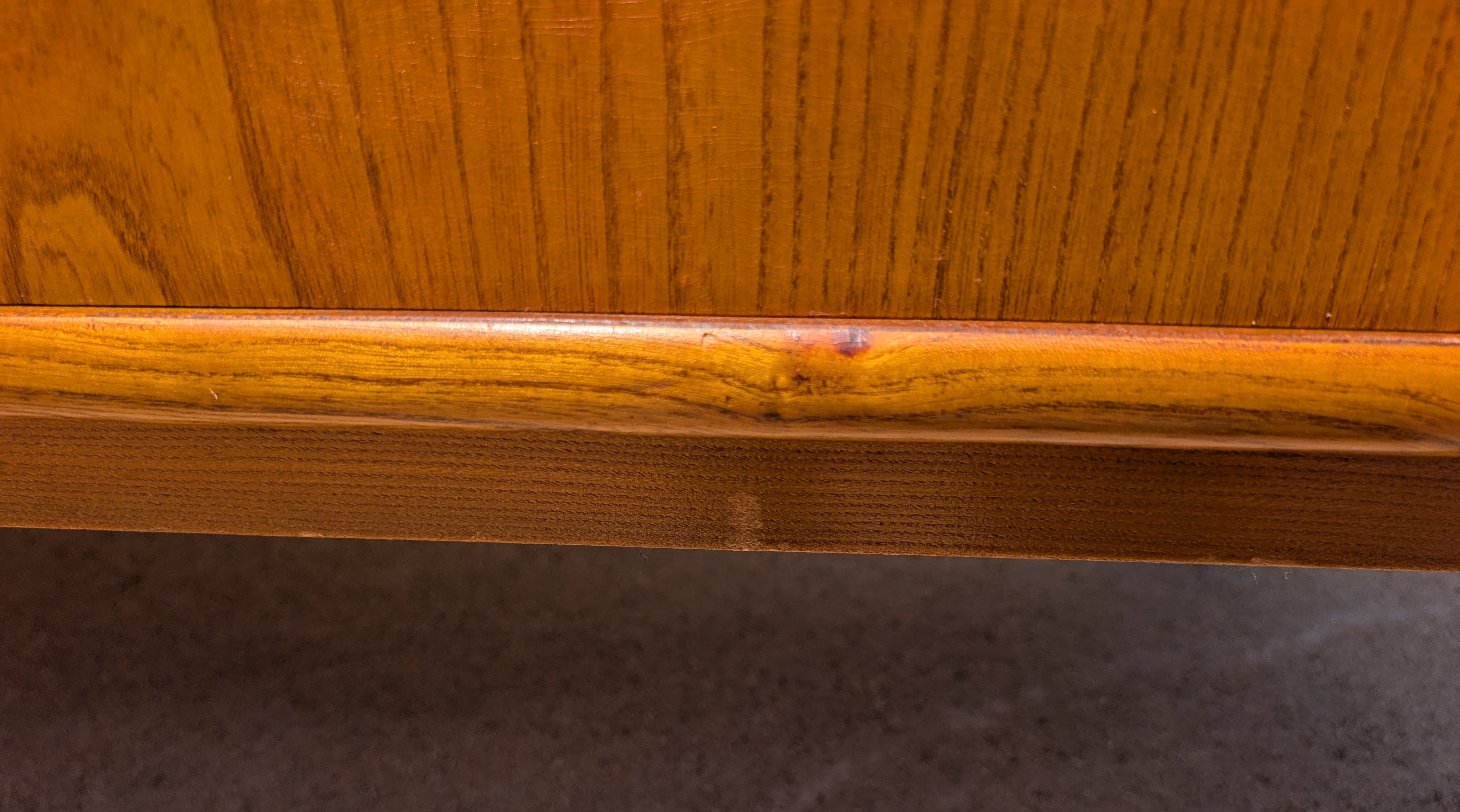 Swedish Oak and Elm Modern Sideboard