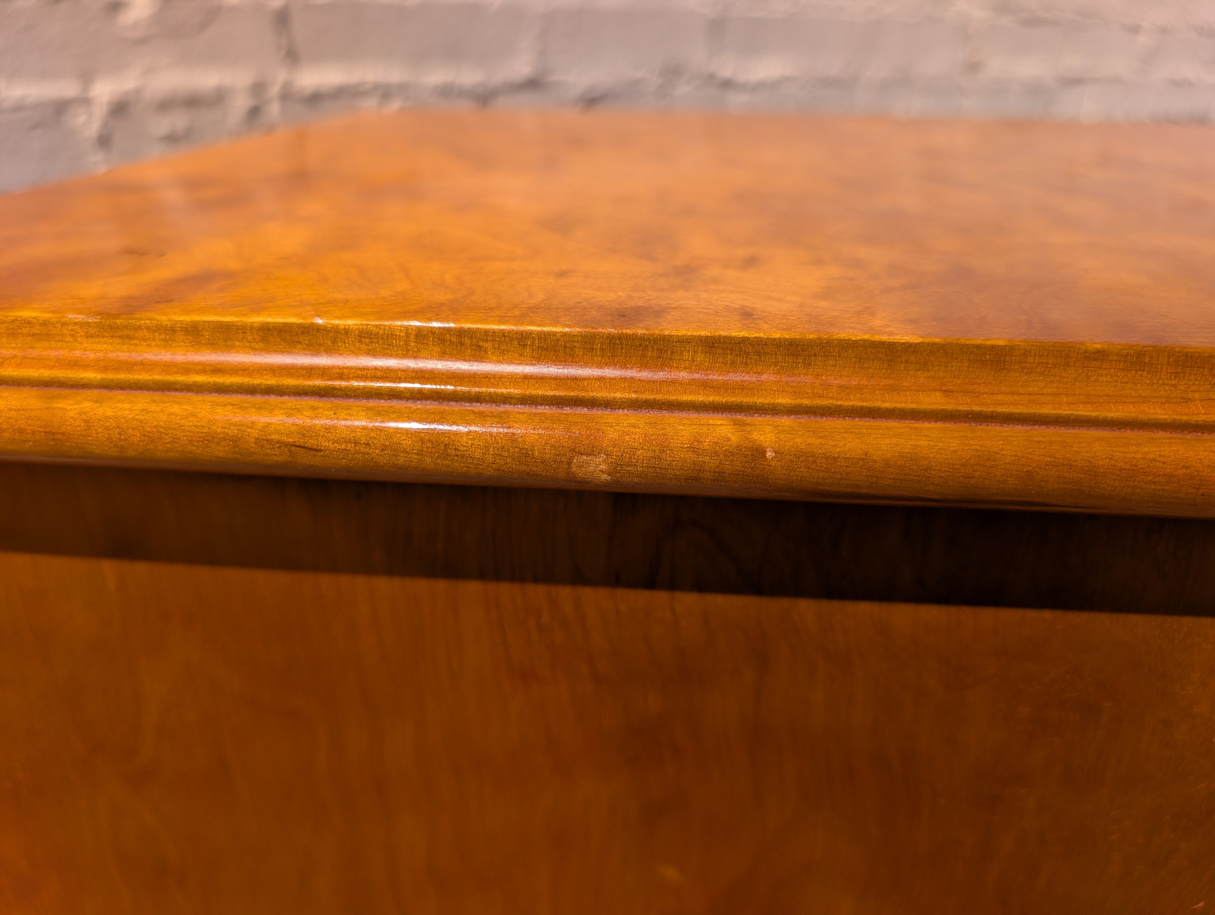 Scandinavian Art Deco Birch and Oak Cabinet