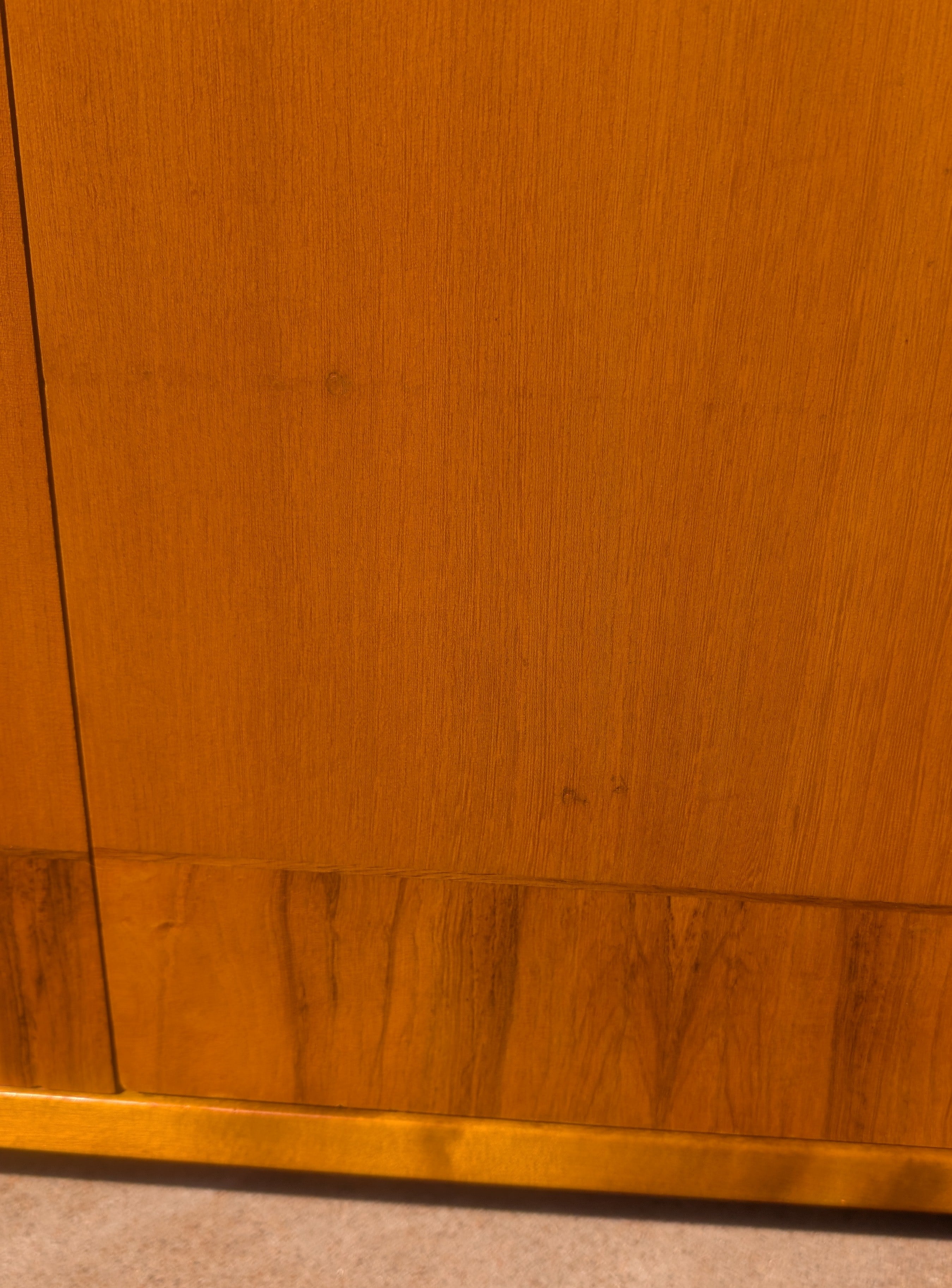 Modern Swedish Art Deco Birch and Elm Cabinet