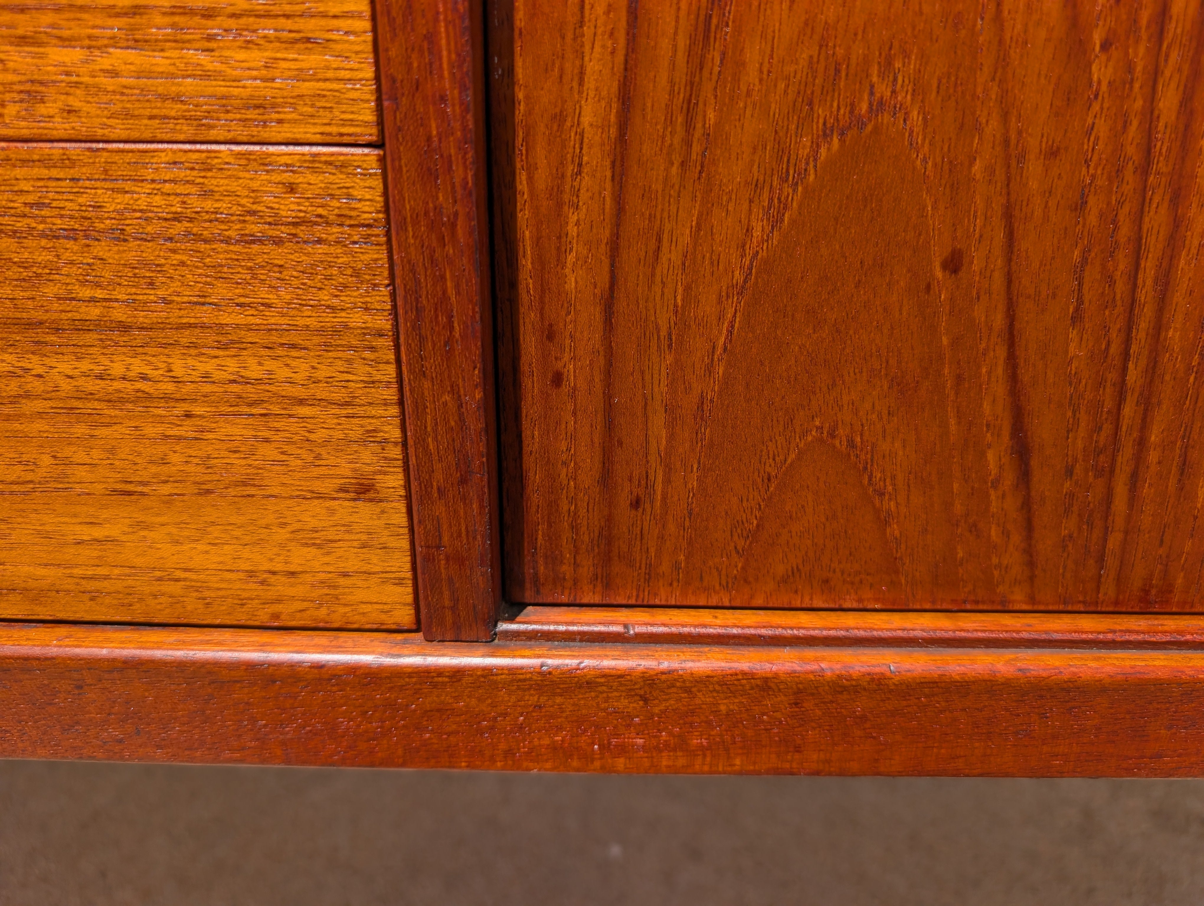 Mid Century Danish Modern Teak Credenza by Nils Jonsson for Troeds