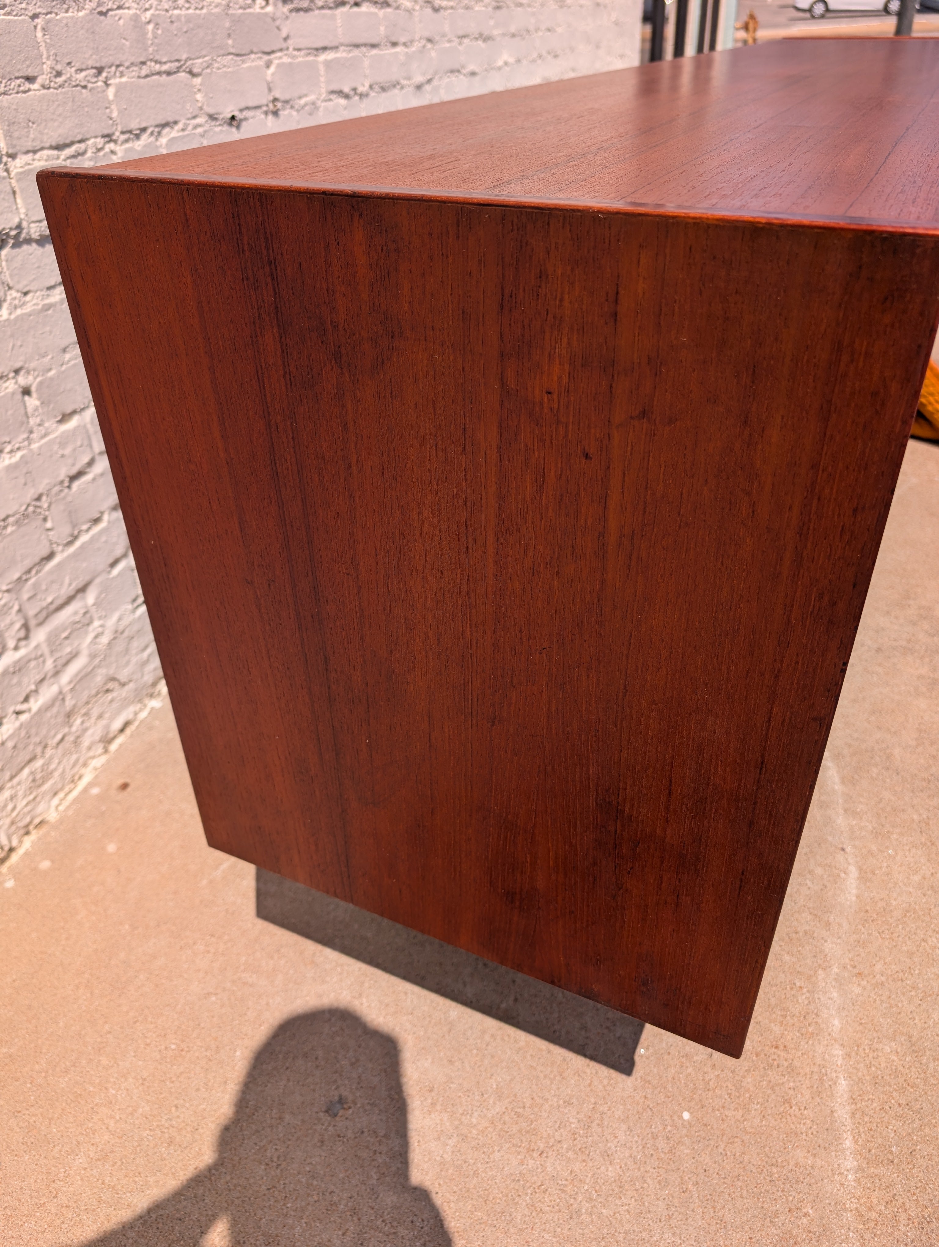 Mid Century Danish Modern Teak Credenza by Nils Jonsson for Troeds