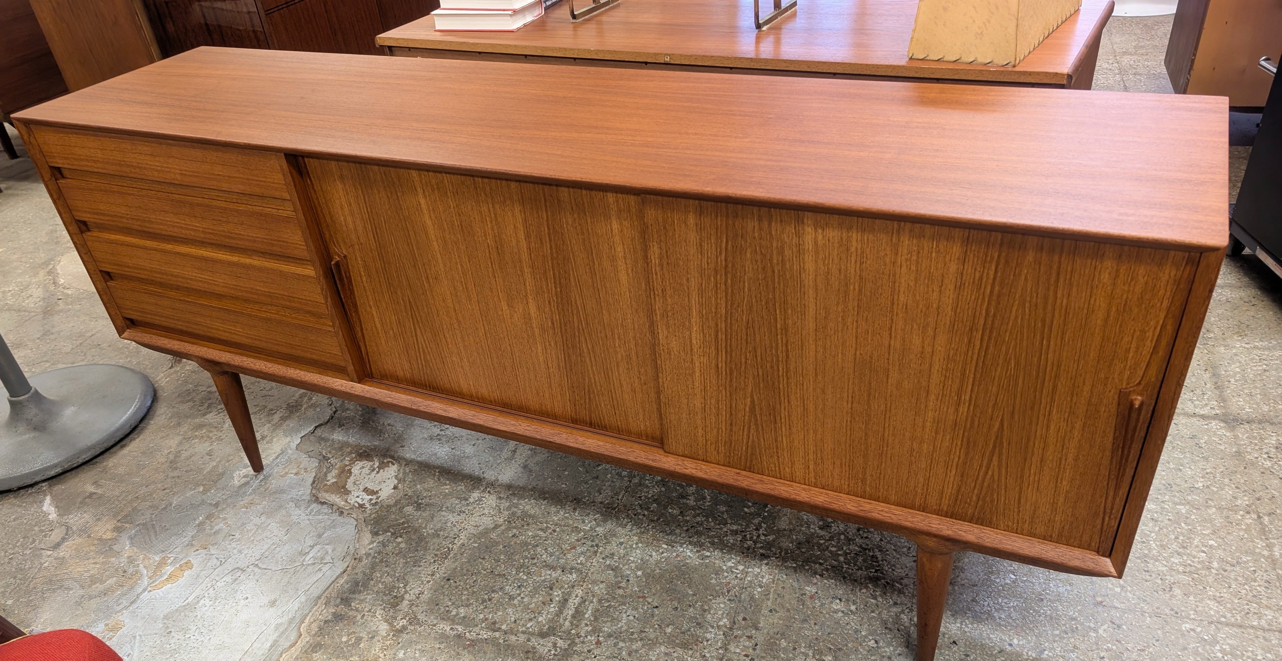 Mid Century Danish Modern Gunni Omann Credenza by Omann Jun