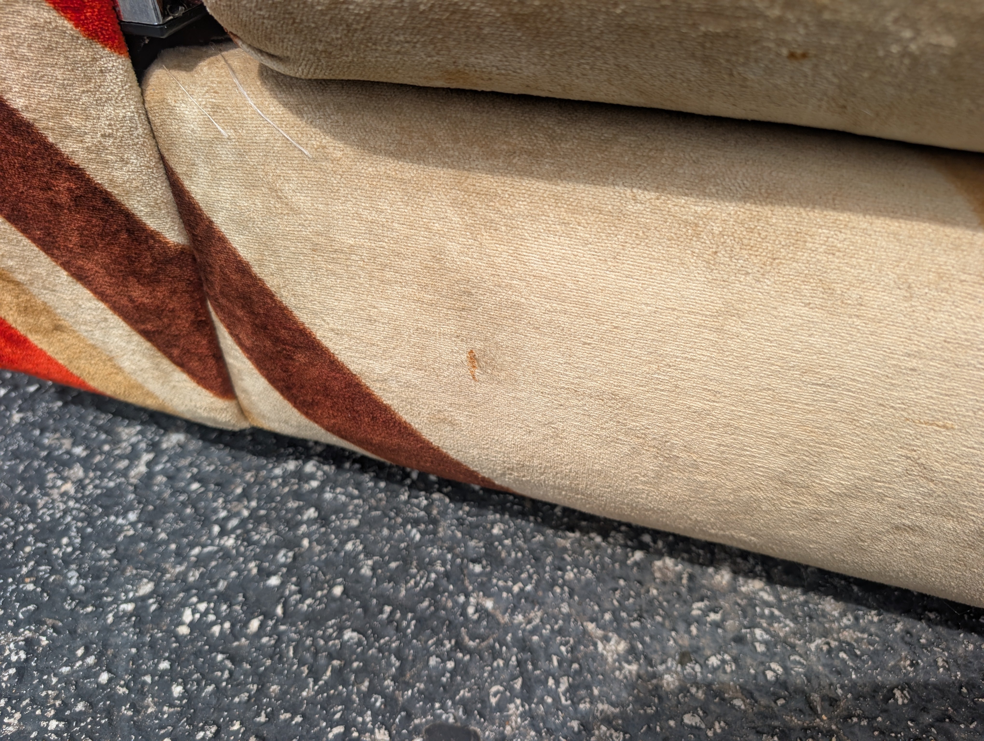 Mid Century Modern Schweiger Teddy Bear Sofa