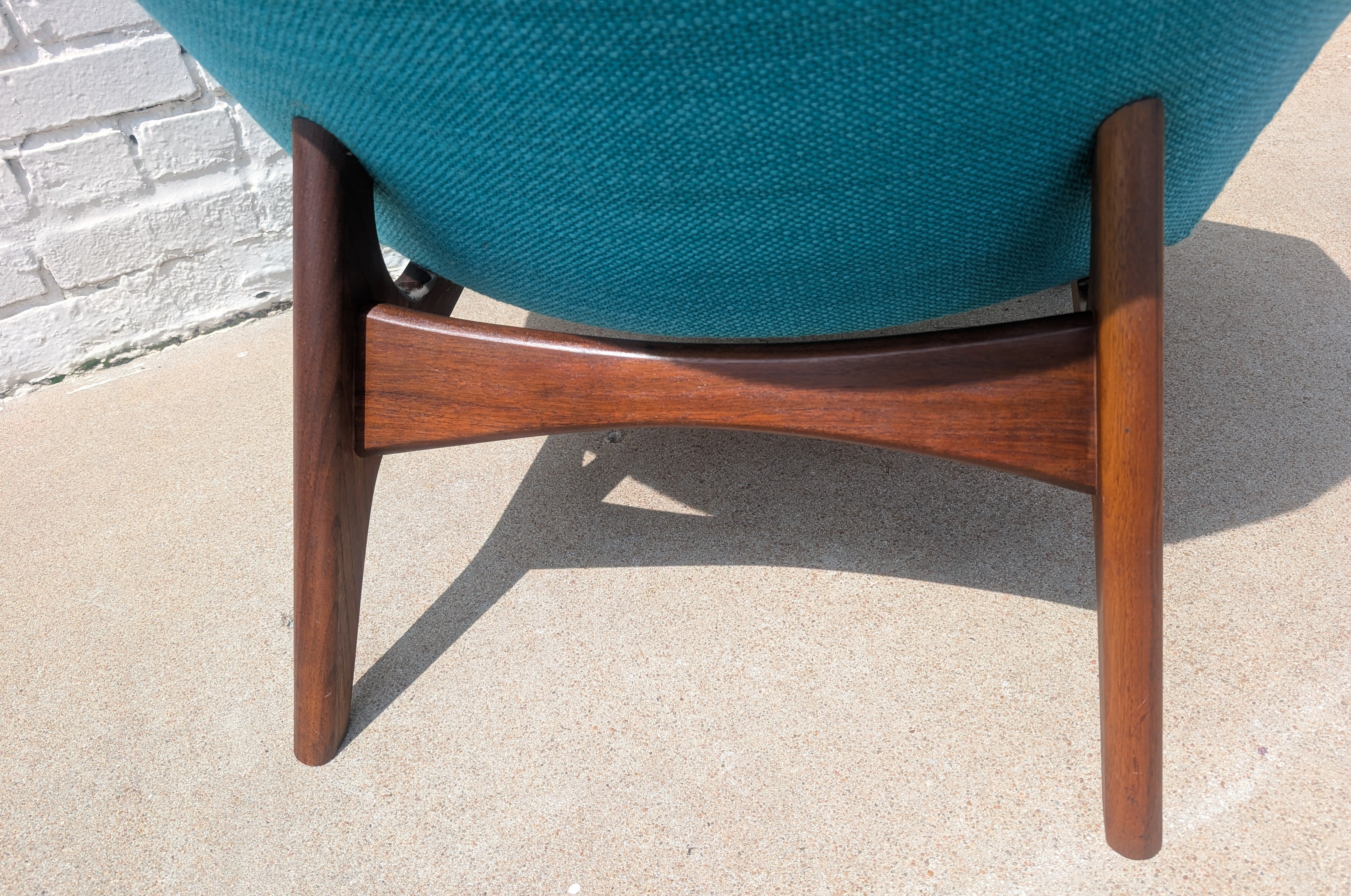 Mid Century Modern Adrian Pearsall Lounge Chair and Ottoman