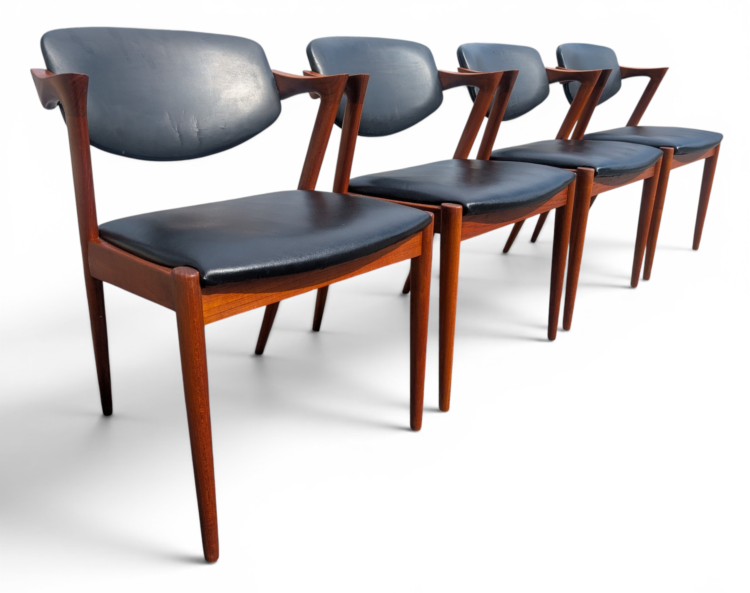 Mid Century Danish Modern Kai Kristiansen Dining Chairs