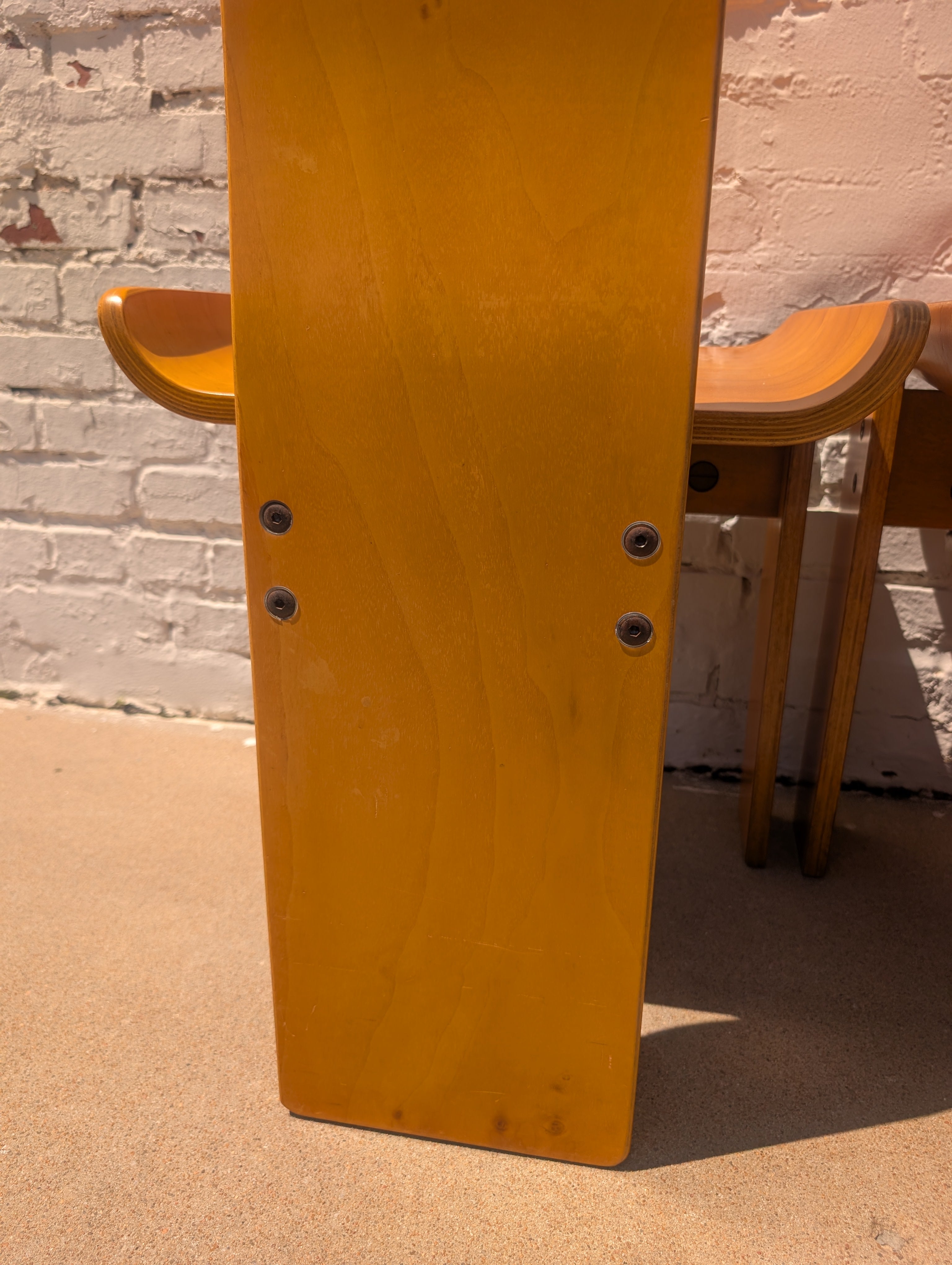 Mid Century Italian Modern Bentwood Dining Chairs Attributed to Edoardo Landi for Nikol International