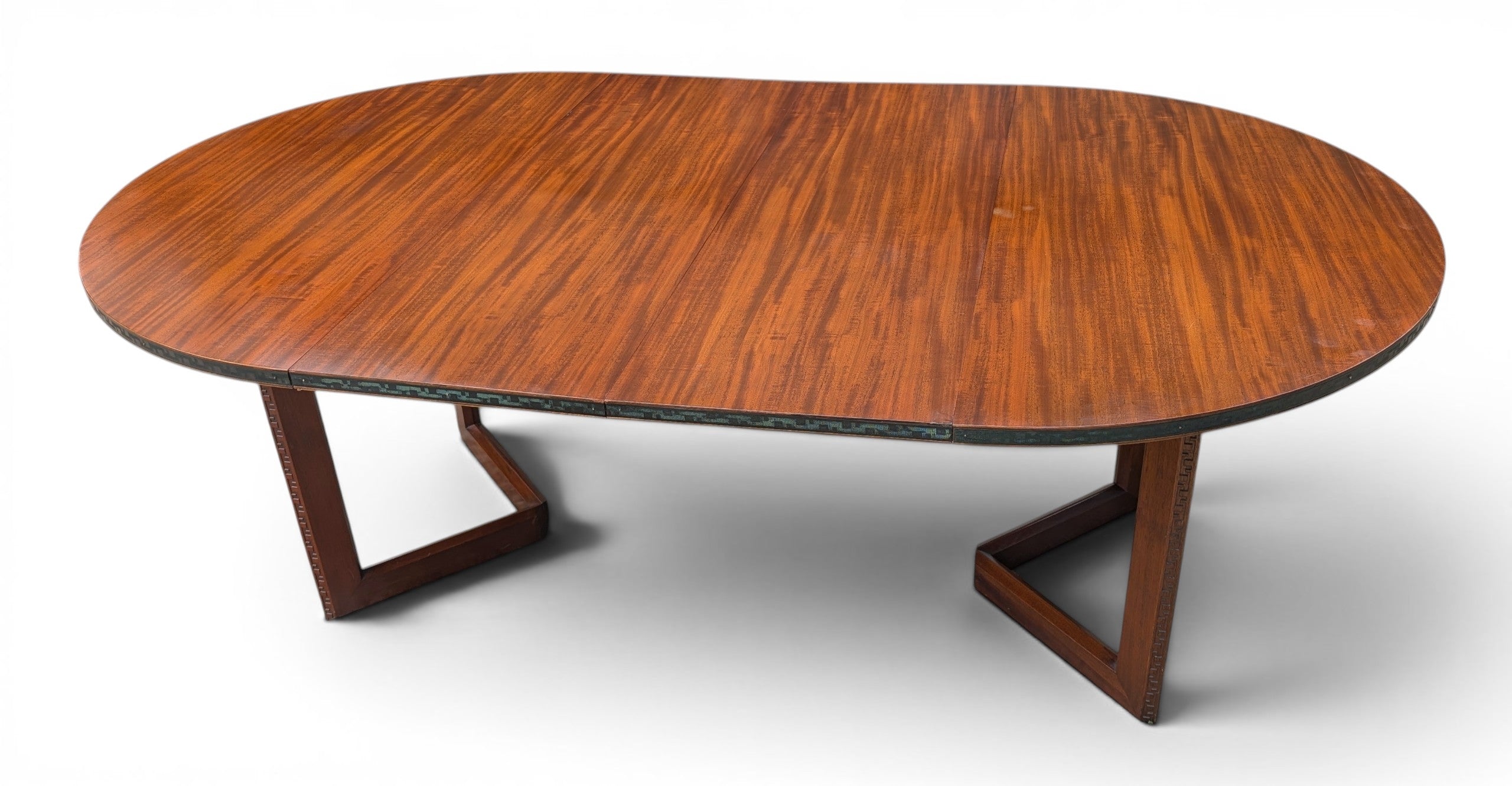 Mid Century Modern Frank Lloyd Wright Taliesen Mahogany Dining Table