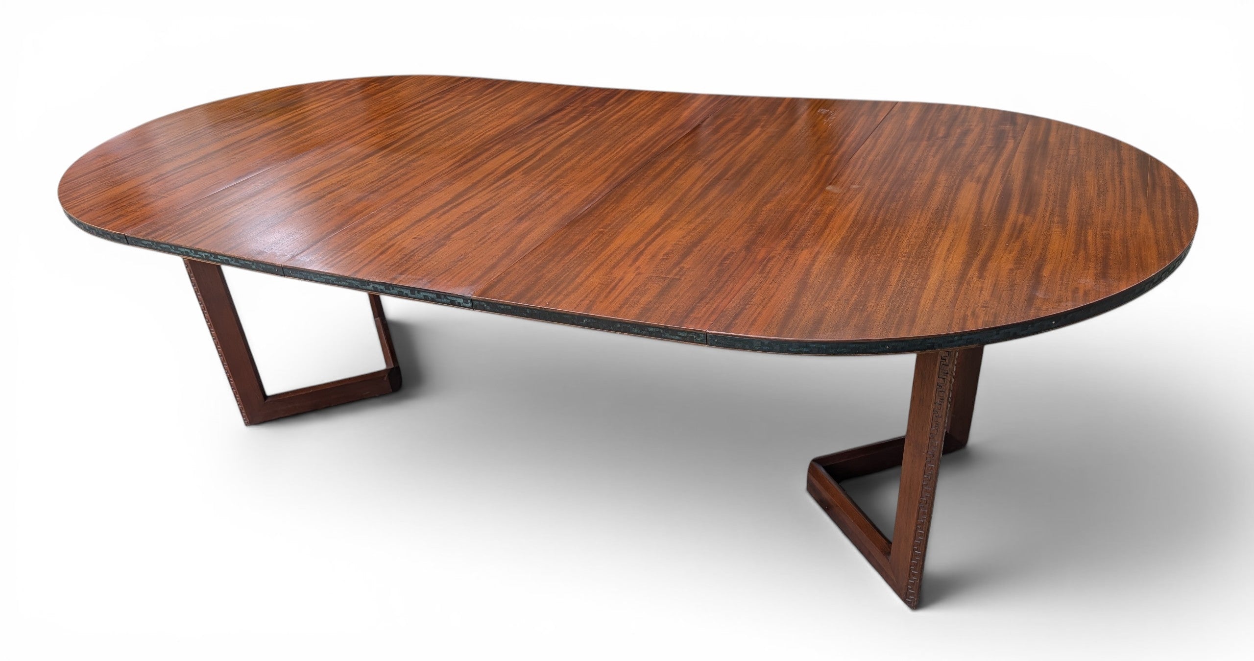 Mid Century Modern Frank Lloyd Wright Taliesen Mahogany Dining Table