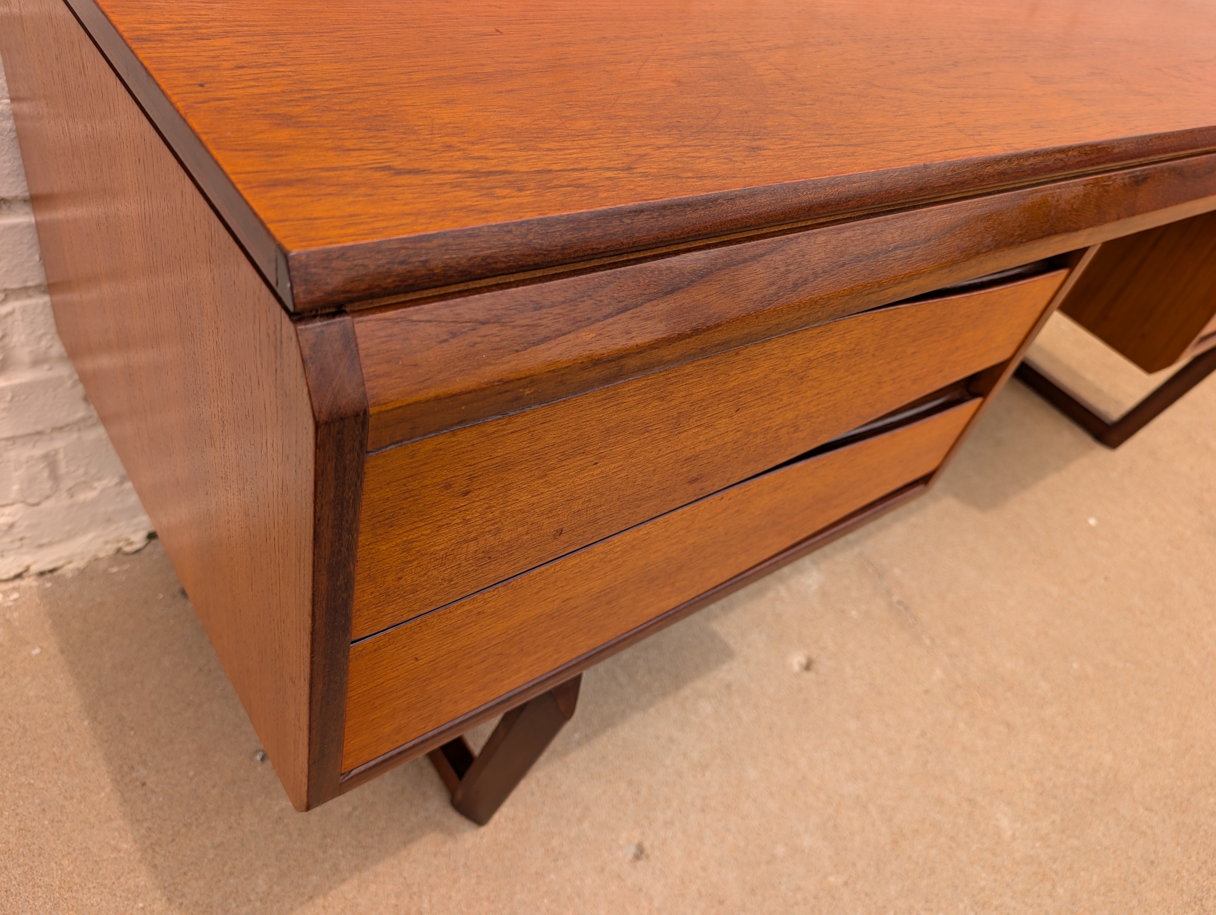 Mid Century English Modern Desk by White and Newton