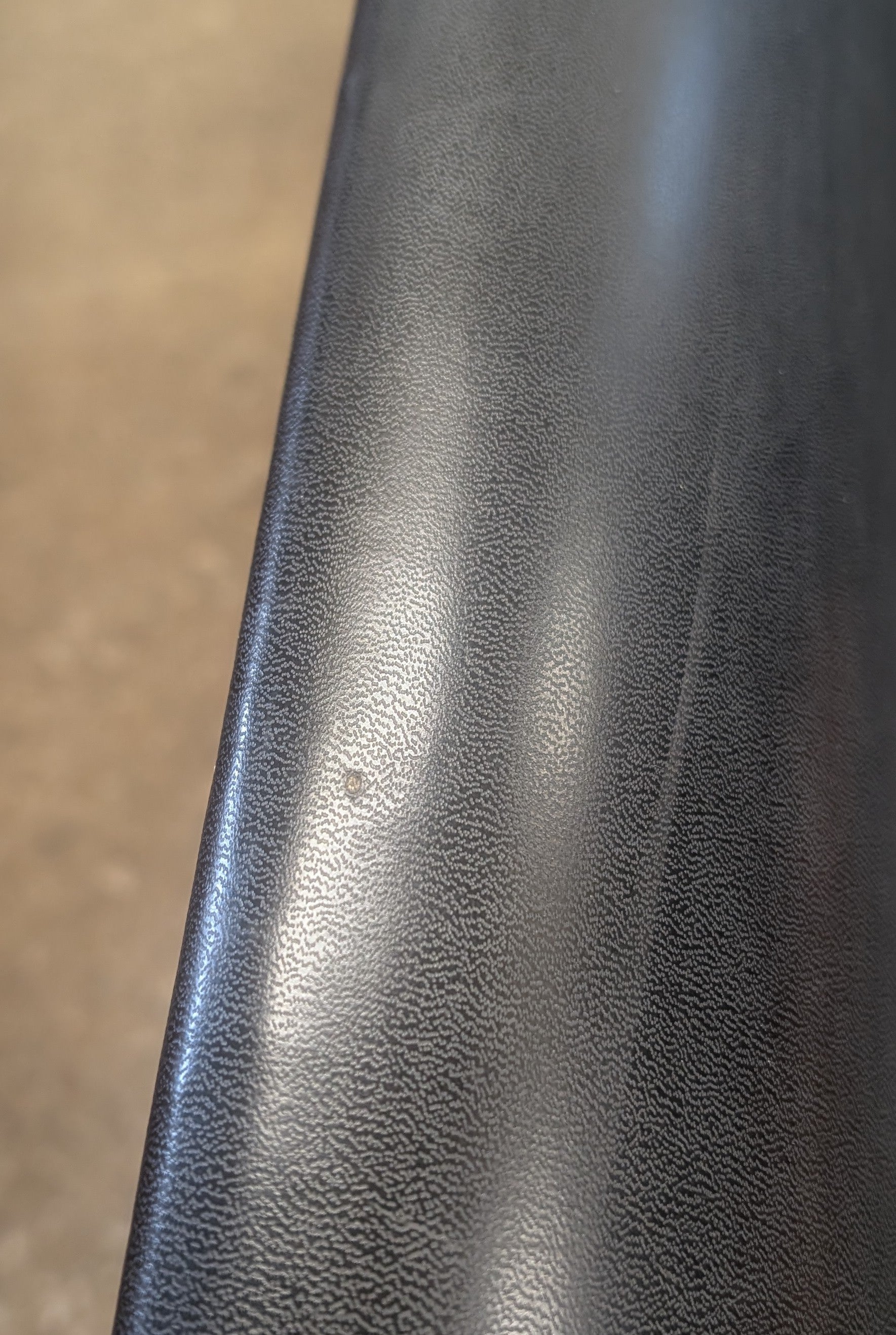Mid Century Modern Early Generation Herman Miller Black Sofa Compact