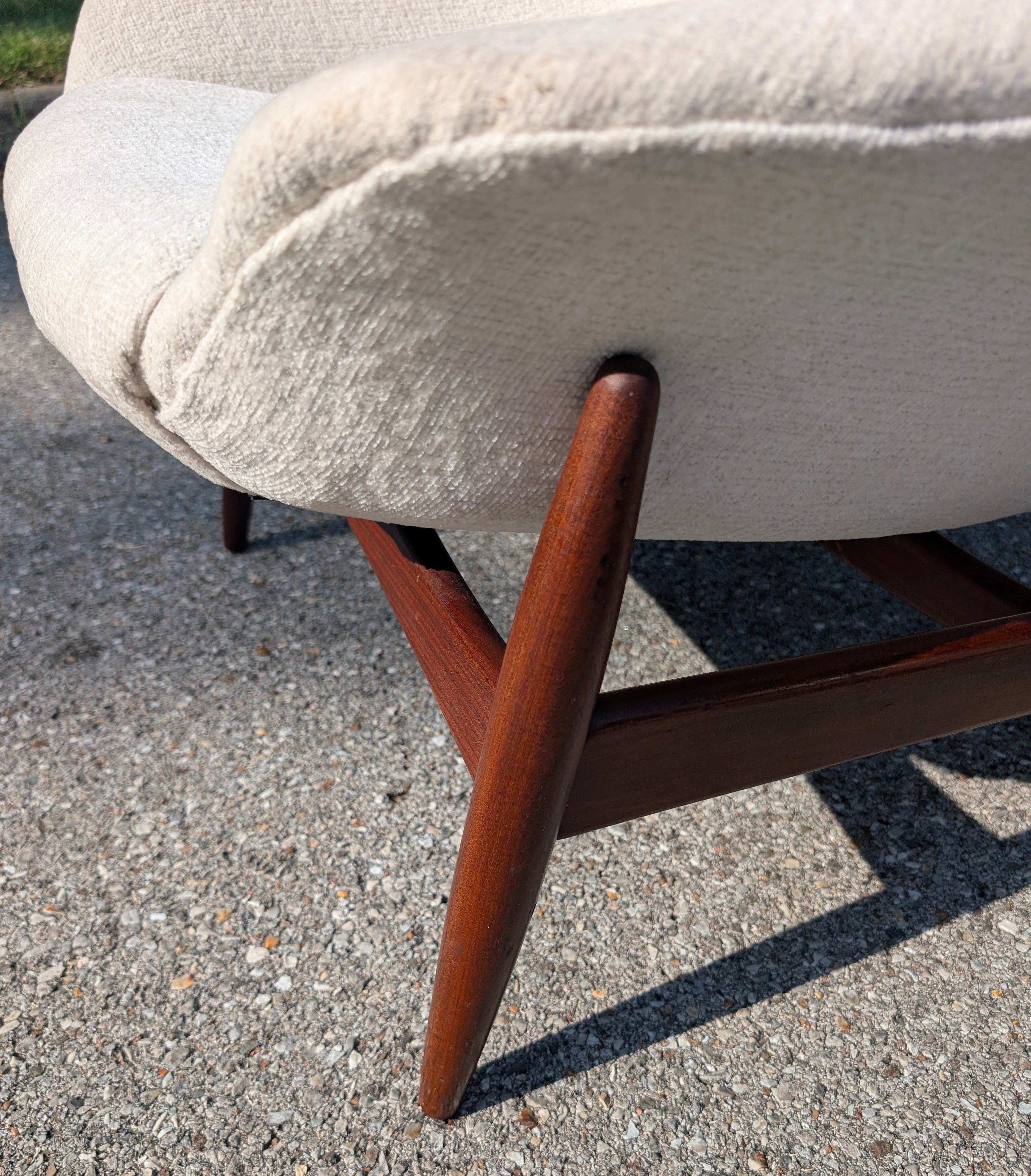 Mid Century Danish Modern Bramin Side Chair by Henry Klein