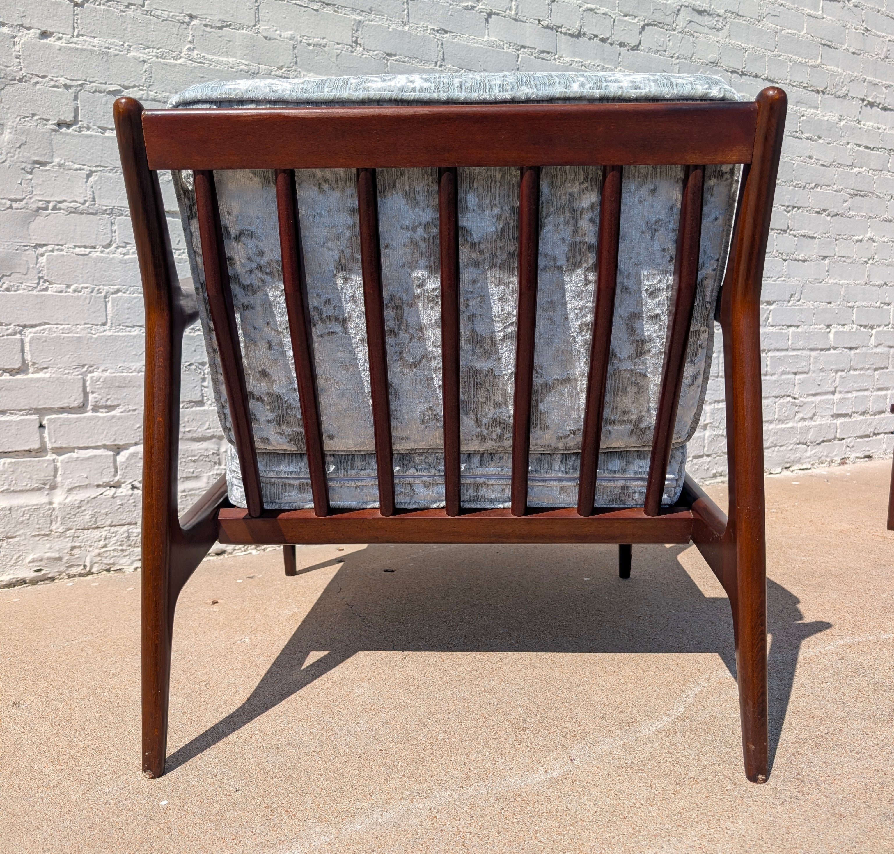 Mid Century Danish Modern Kofod Larsen Side Chairs by Selig